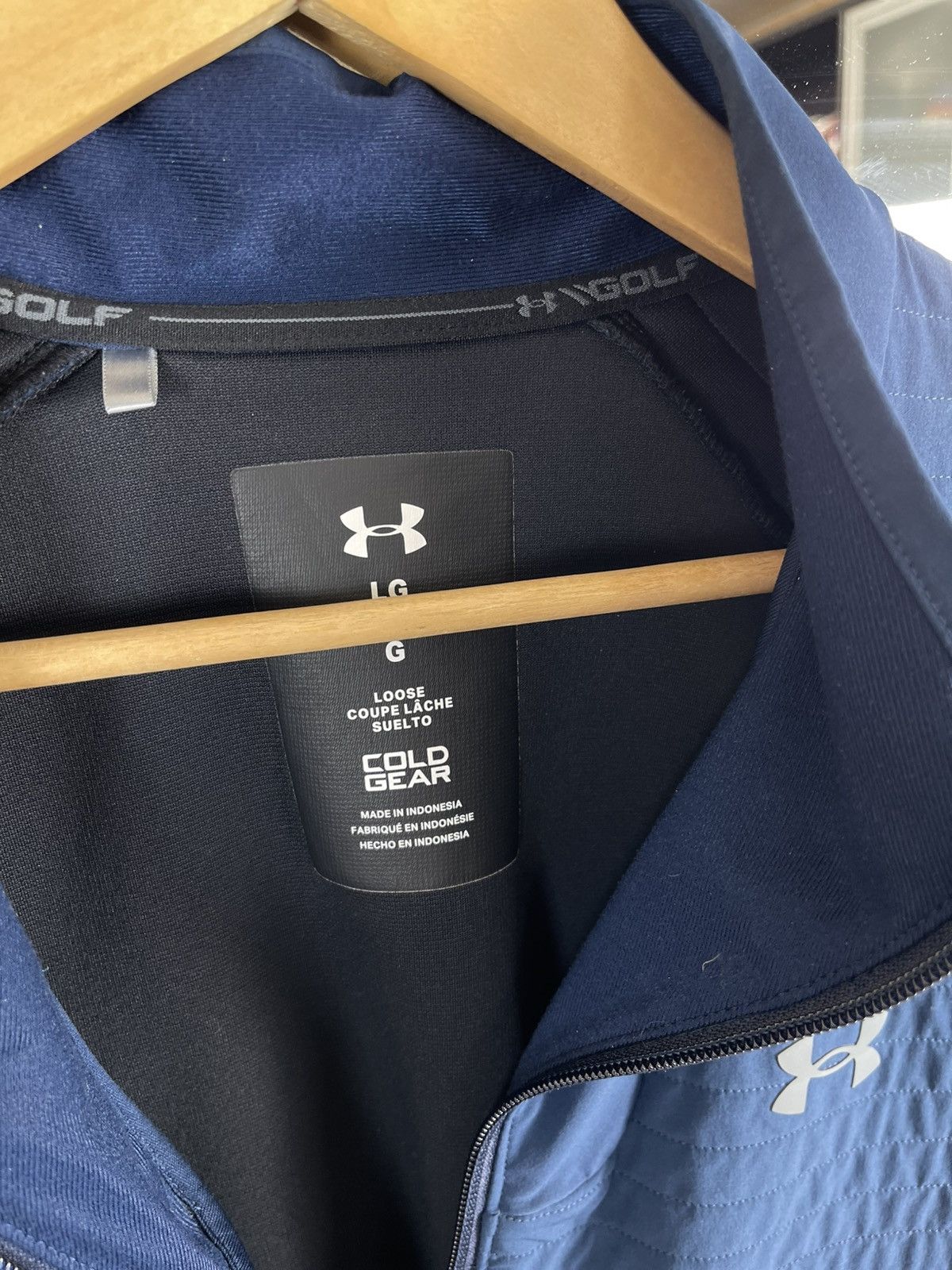 Under Armour Under Armour Storm ColdGear Quilted Golf Hybrid Jacket Size US L / EU 52-54 / 3 - 6 Thumbnail
