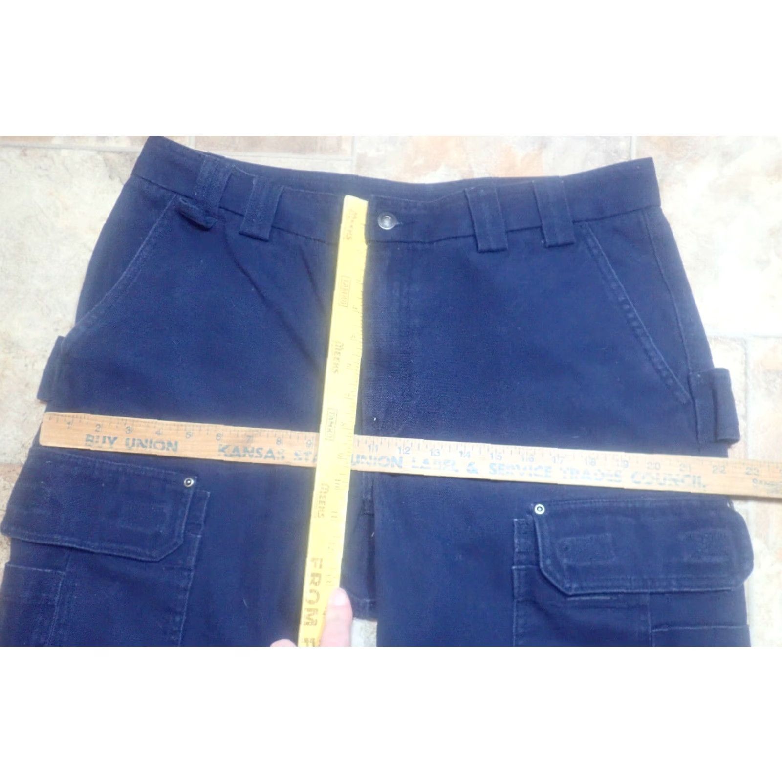 Duluth Trading Company Vintage Duluth Trading Co Mens Cargo Pants Size 36x27 Heavy Navy Canvas Relaxed Fit Workwear Size US 36 / EU 52 - 7 Thumbnail