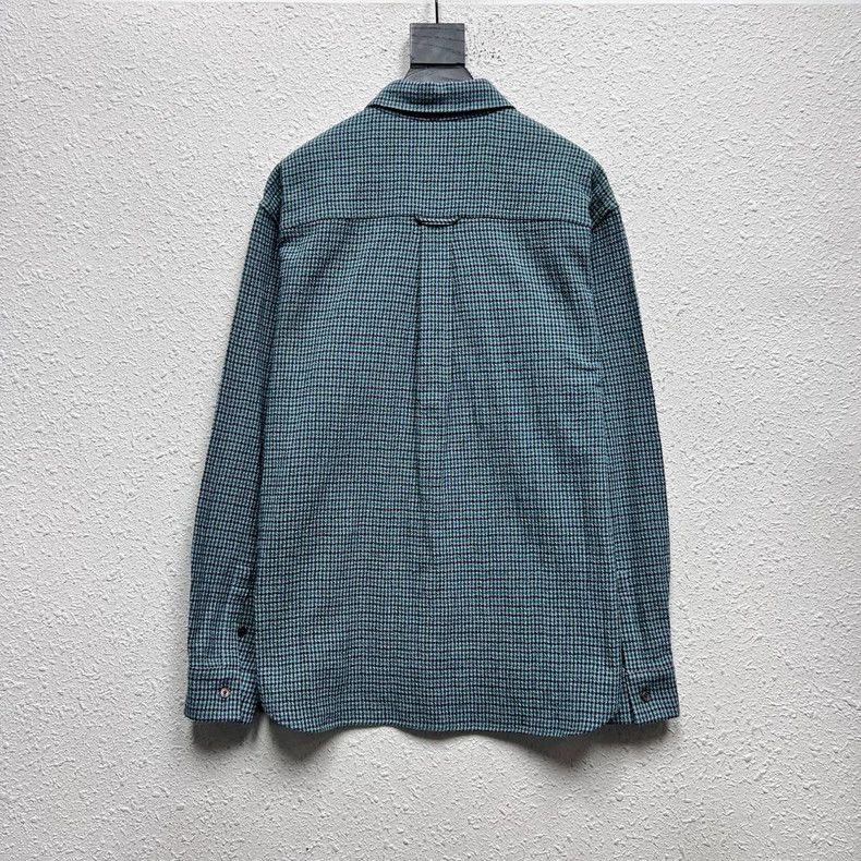 Dior Dior SS23 Embroidered Logo plaid button long-sleeved shirt Size US XXS / EU 40 - 2 Thumbnail