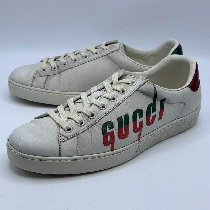 Gucci Gucci ACE Blade Vintage Casual Sneakers Size US 8 / EU 41 - 1 Thumbnail