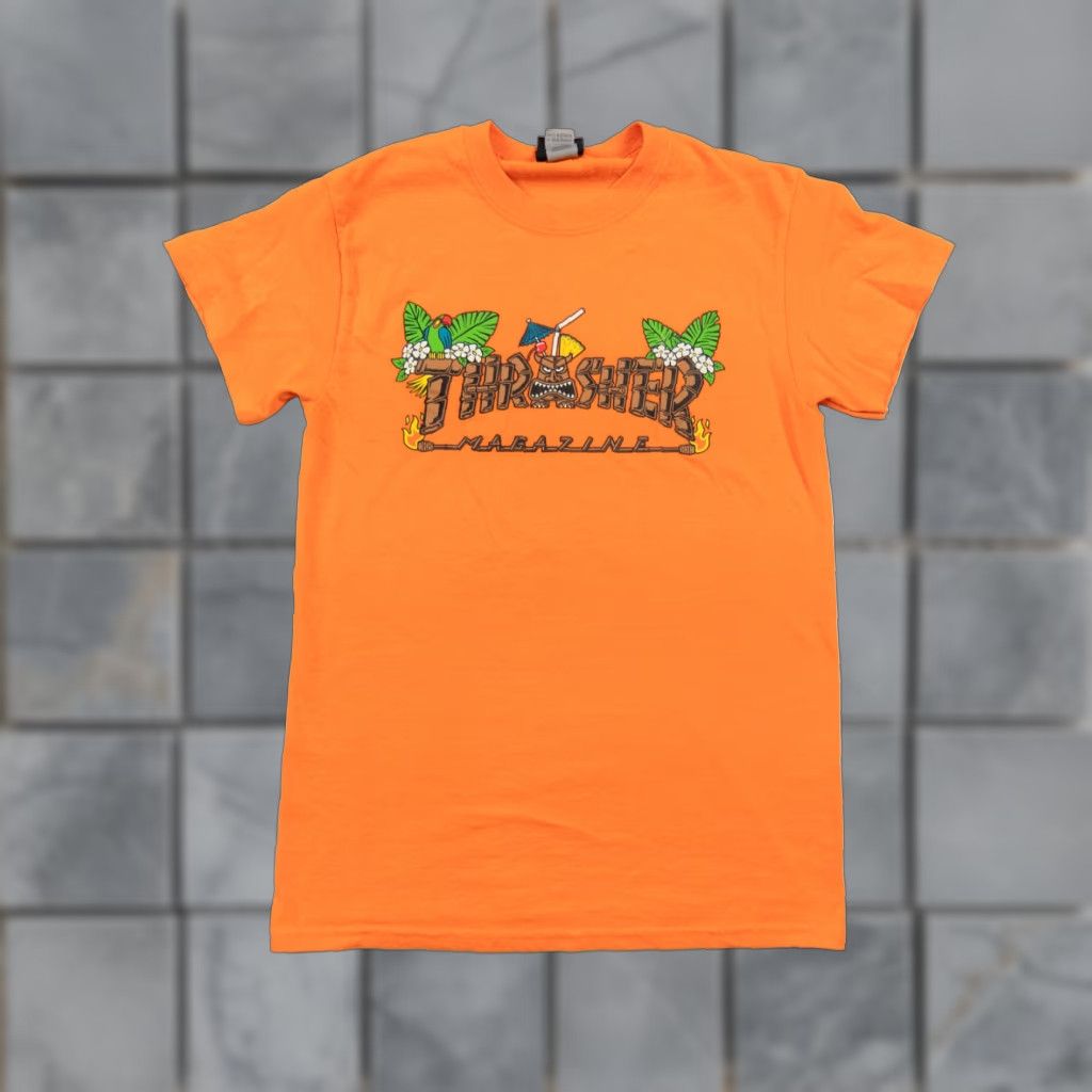 Thrasher Thrasher Shirt Adult Small Orange Short Sleeve Skateboarding T-Shirt Mens Size US S / EU 44-46 / 1 - 1 Thumbnail