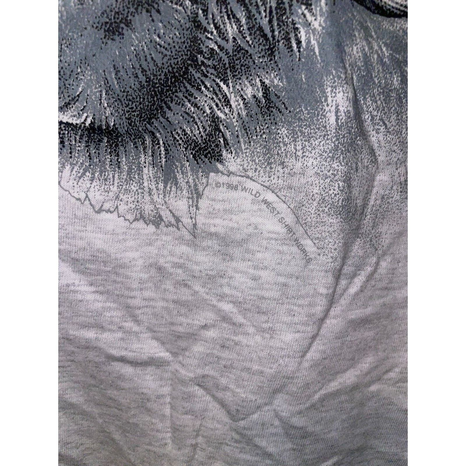 Vintage Vintage Montana Glacier Park Shirt Moose Animal Gray Tee VTG Size US L / EU 52-54 / 3 - 11 Thumbnail