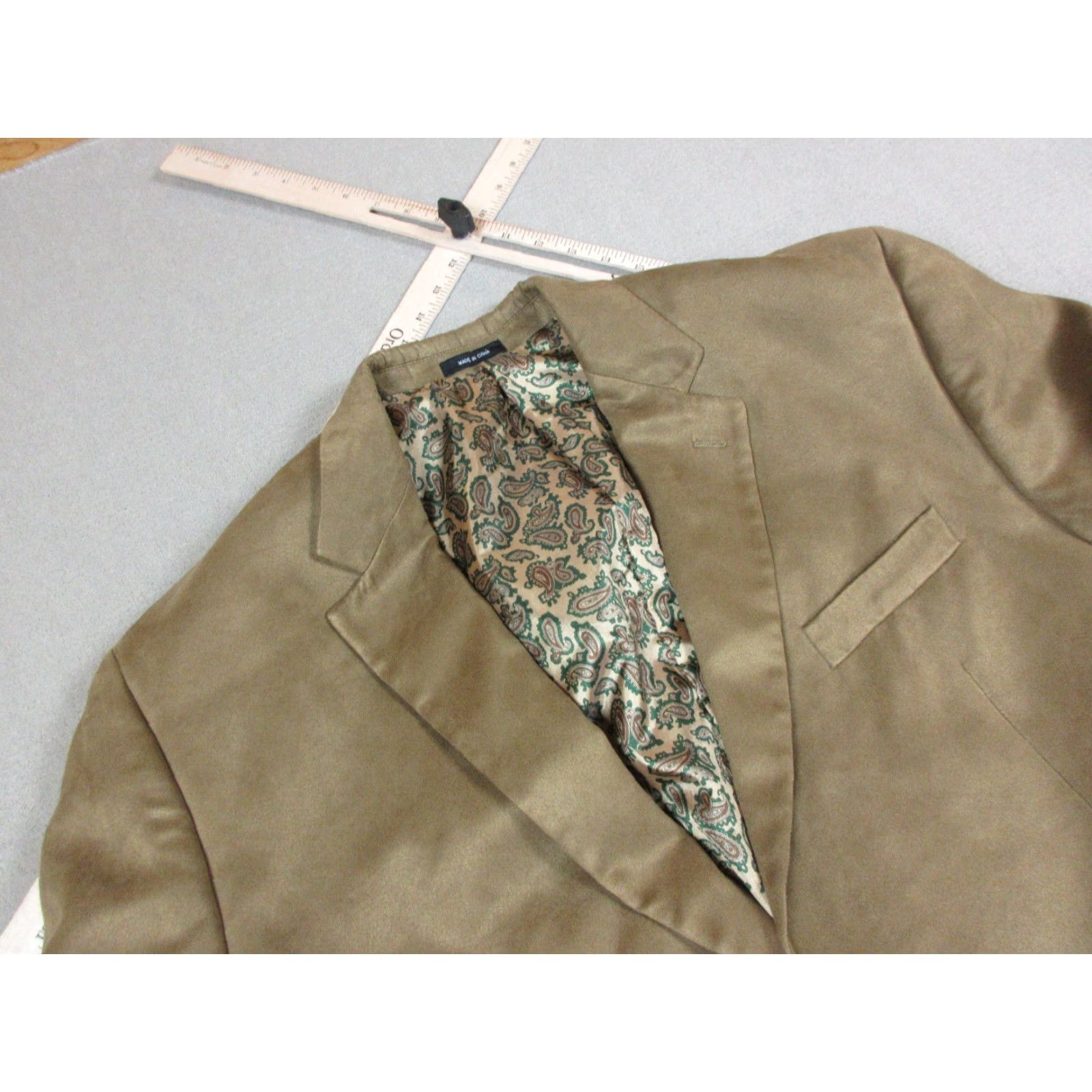 Ralph Lauren Lauren Ralph Lauren Blazer Jacket Mens 48 L Brown Faux Suede Lined Sport Coat Size 48R - 2 Thumbnail
