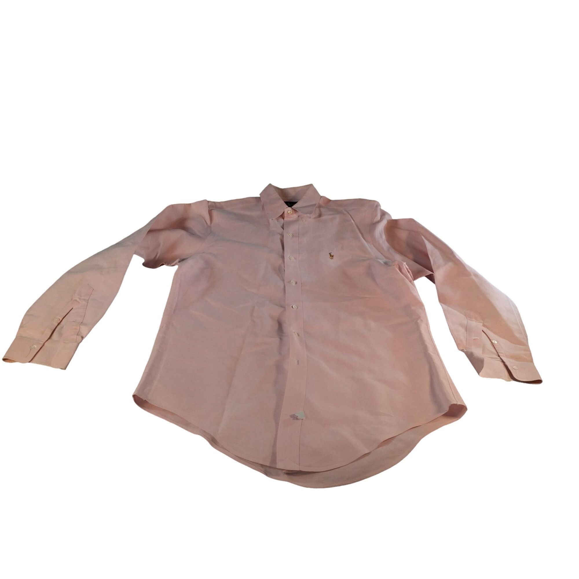 Ralph Lauren Ralph Lauren Button Up Shirt Men Sz L Pink Cotton Long Sleev Size US L / EU 52-54 / 3 - 1 Thumbnail