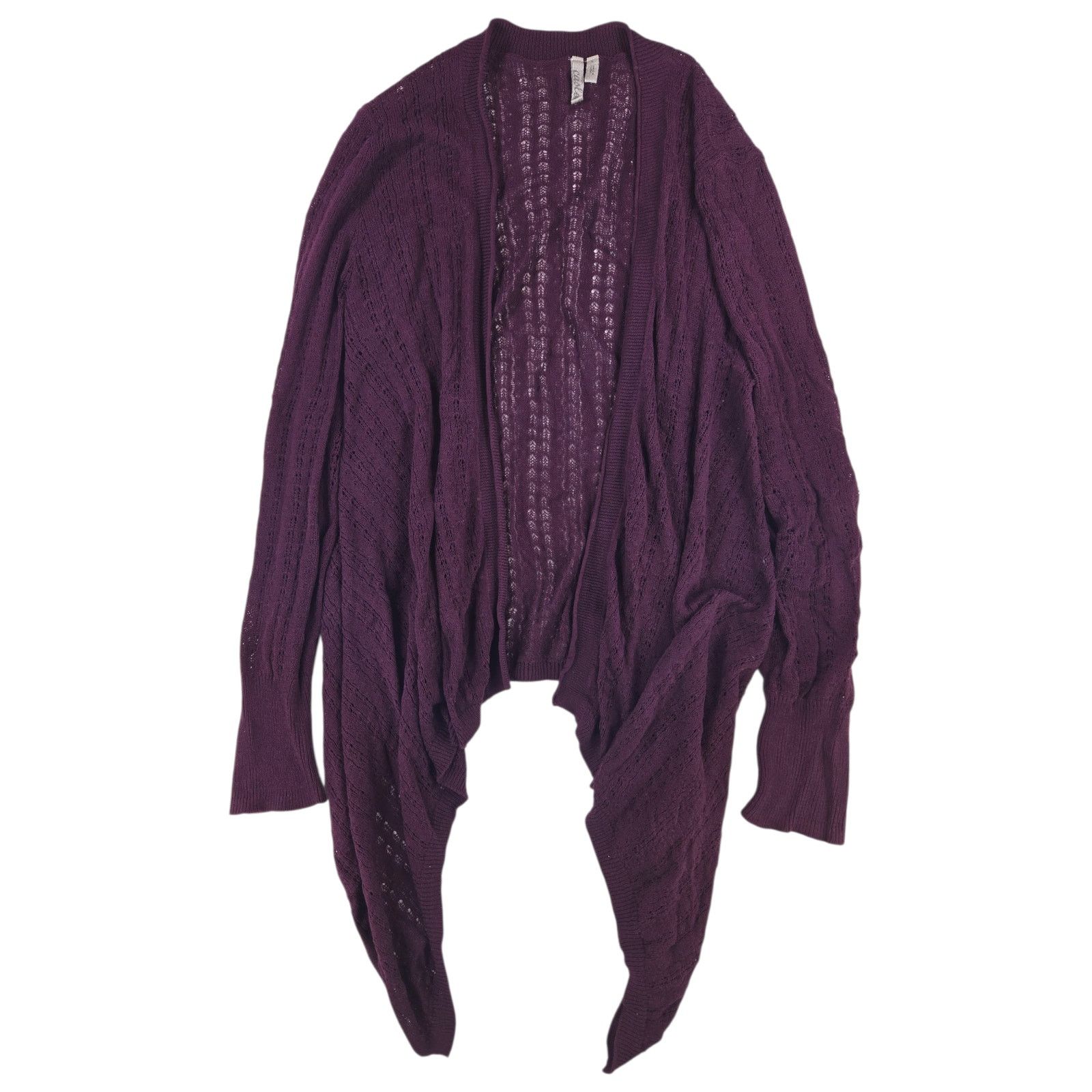 Other Caslon | Deep purple Lace Knit Cardigan | Size Large Size L / US 10 / IT 46 - 1 Thumbnail