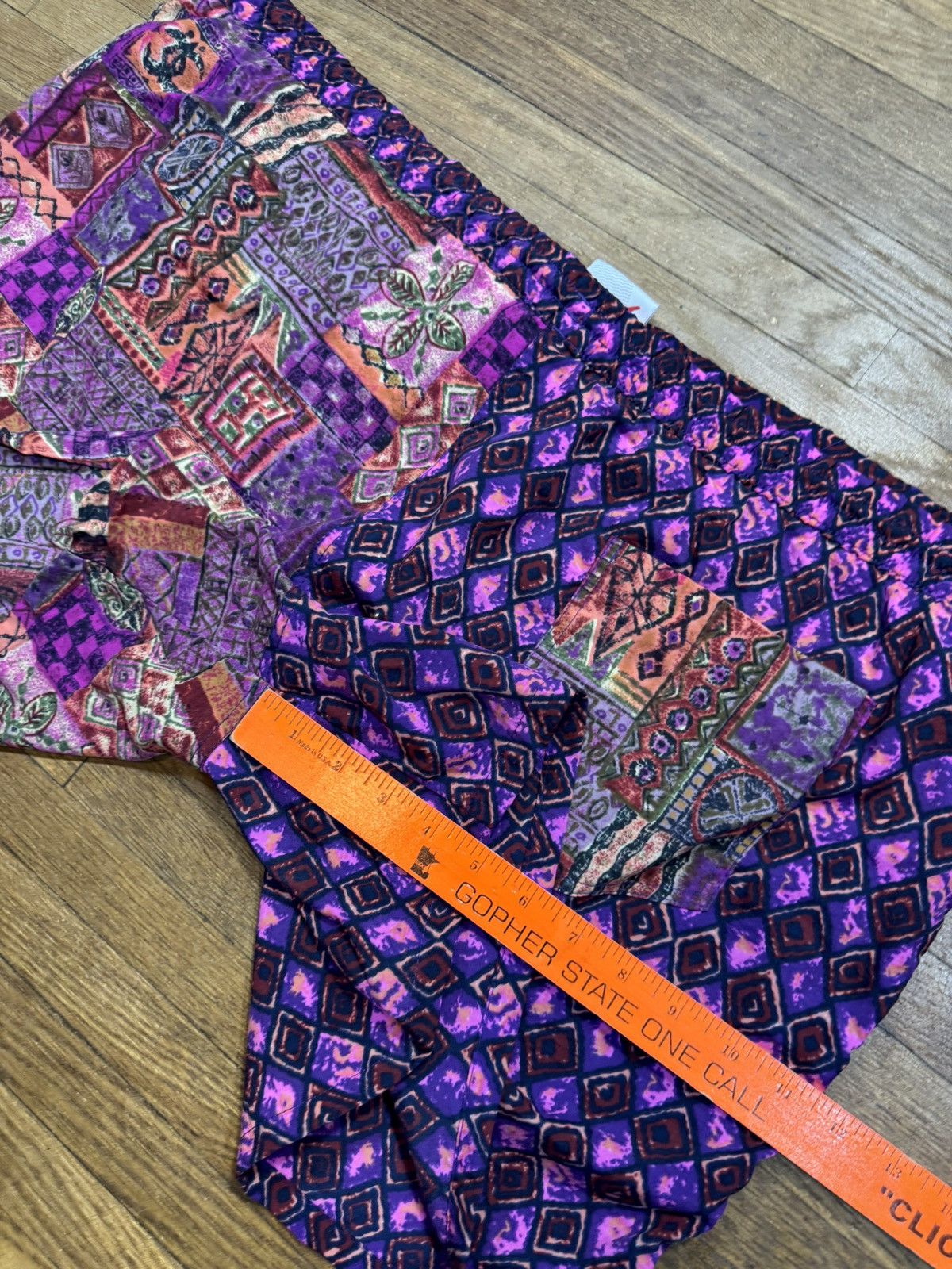 Vintage Vintage Purple AOP Shorts Size US 40 / EU 56 - 7 Thumbnail