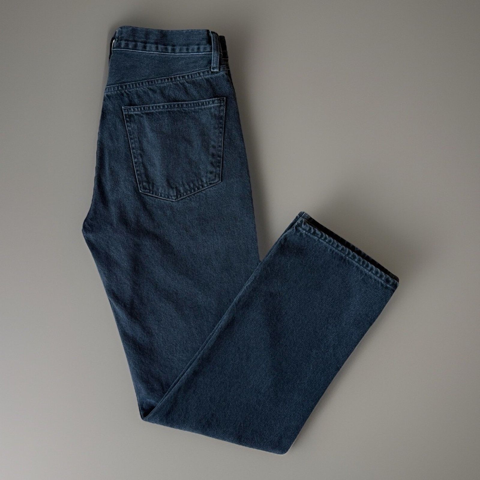 Agolde Agolde Jeans Black 90s Pinch Waist High Rise Straight Glam Size 30" / US 8 / IT 44 - 1 Thumbnail