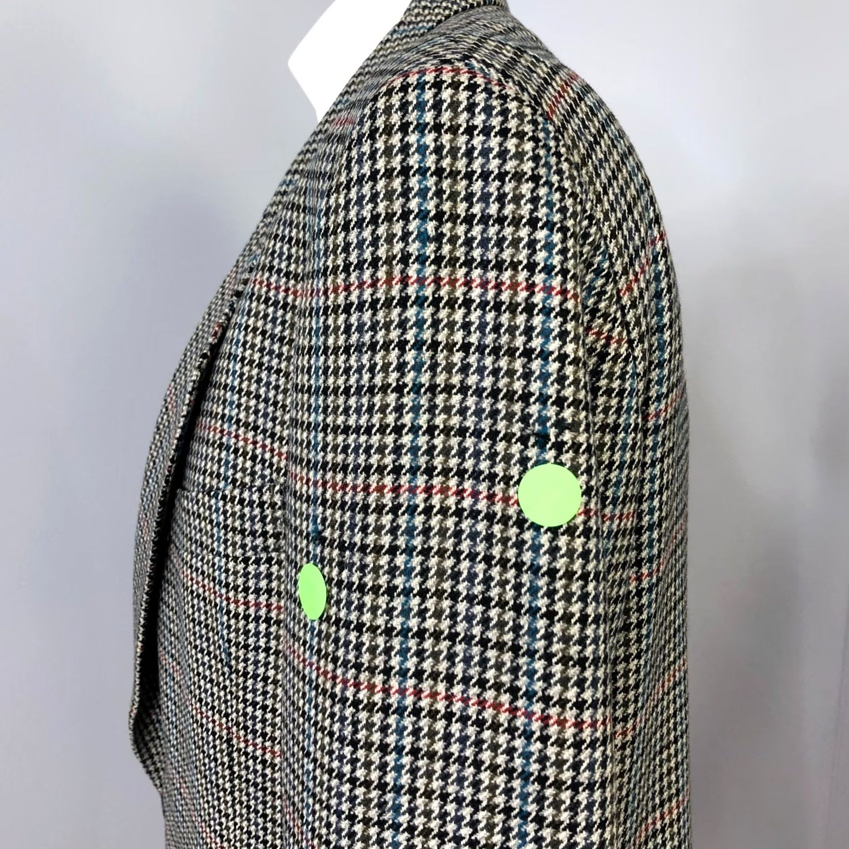 Ermenegildo Zegna Ermenegildo Zegna Tessuto Houndstooth 44 Wool Sport Coat Beige Black Mens Jacket Single-Breasted Notch Lapel Two-Button Front Regular Vintage No Size US S / EU 44-46 / 1 - 4 Thumbnail