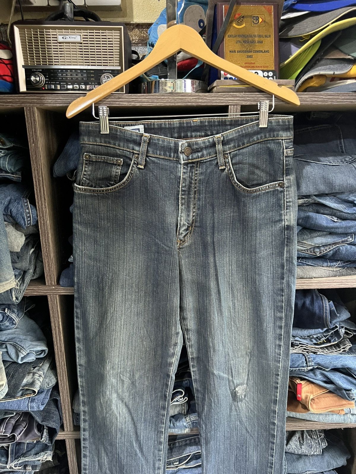 Edwin 🔥Vintage Edwin S403 Distressed Denim Size US 32 / EU 48 - 3 Thumbnail