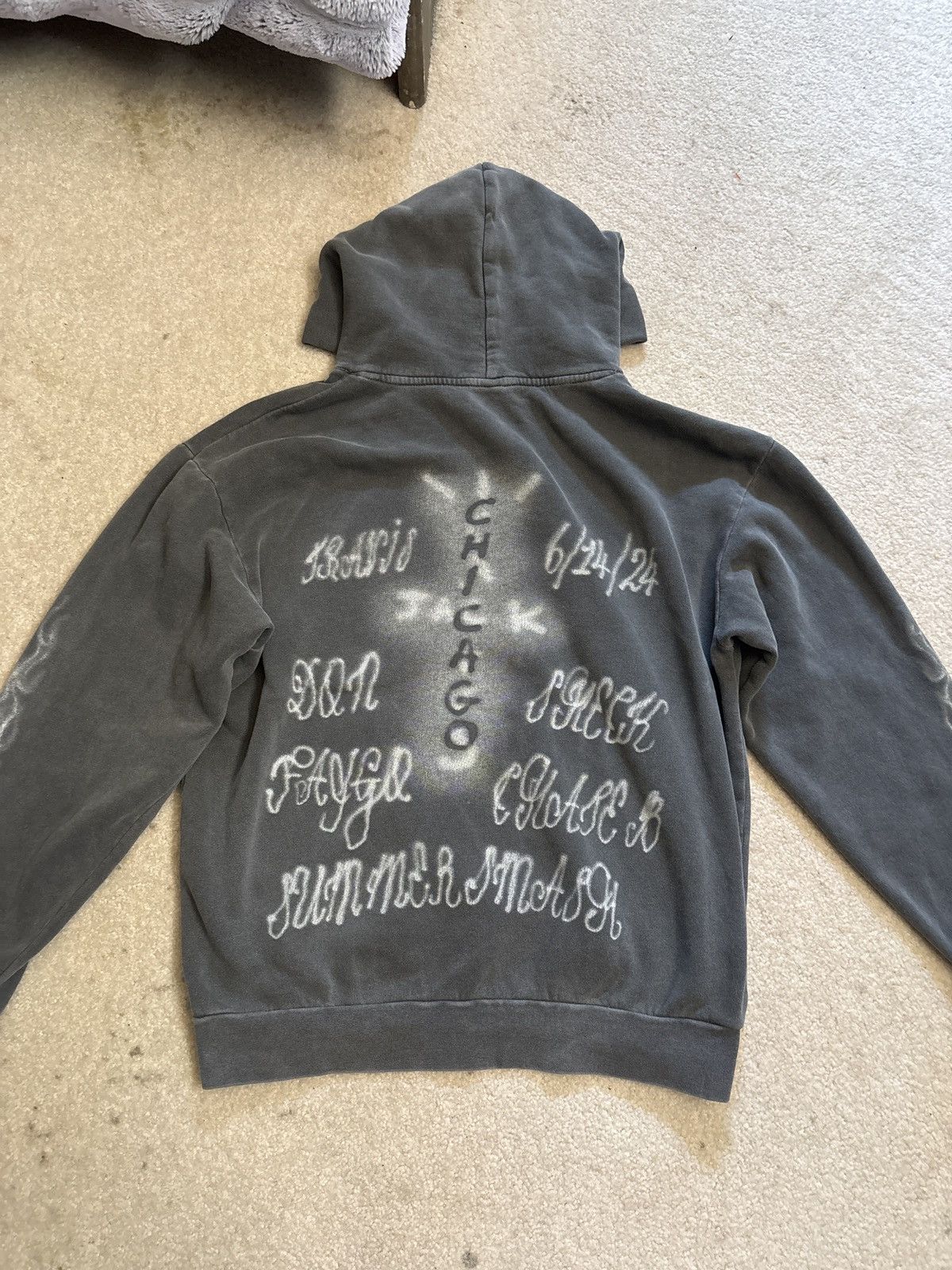 Travis Scott Summer Smash 2024 “Chicago” Cactus Jack Tour Hoodie Size US M / EU 48-50 / 2 - 2 Thumbnail