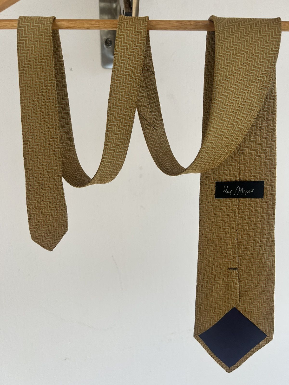 Other Les Miles Vintage Tie Yellow Size ONE SIZE - 2 Thumbnail