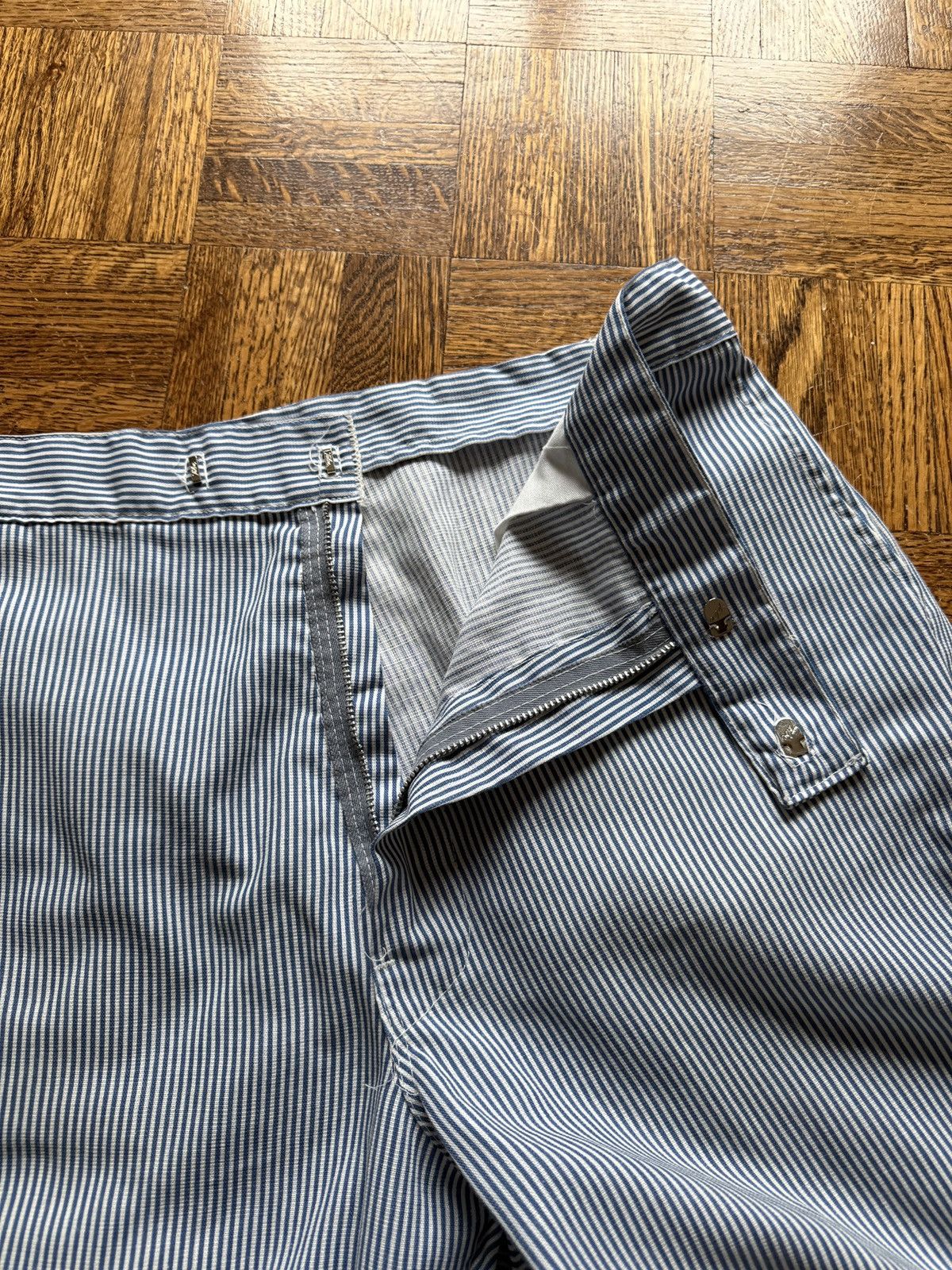 Vintage Vintage 60s Sears Pinstripe Seersucker Trousers Pants Size US 32 / EU 48 - 5 Thumbnail