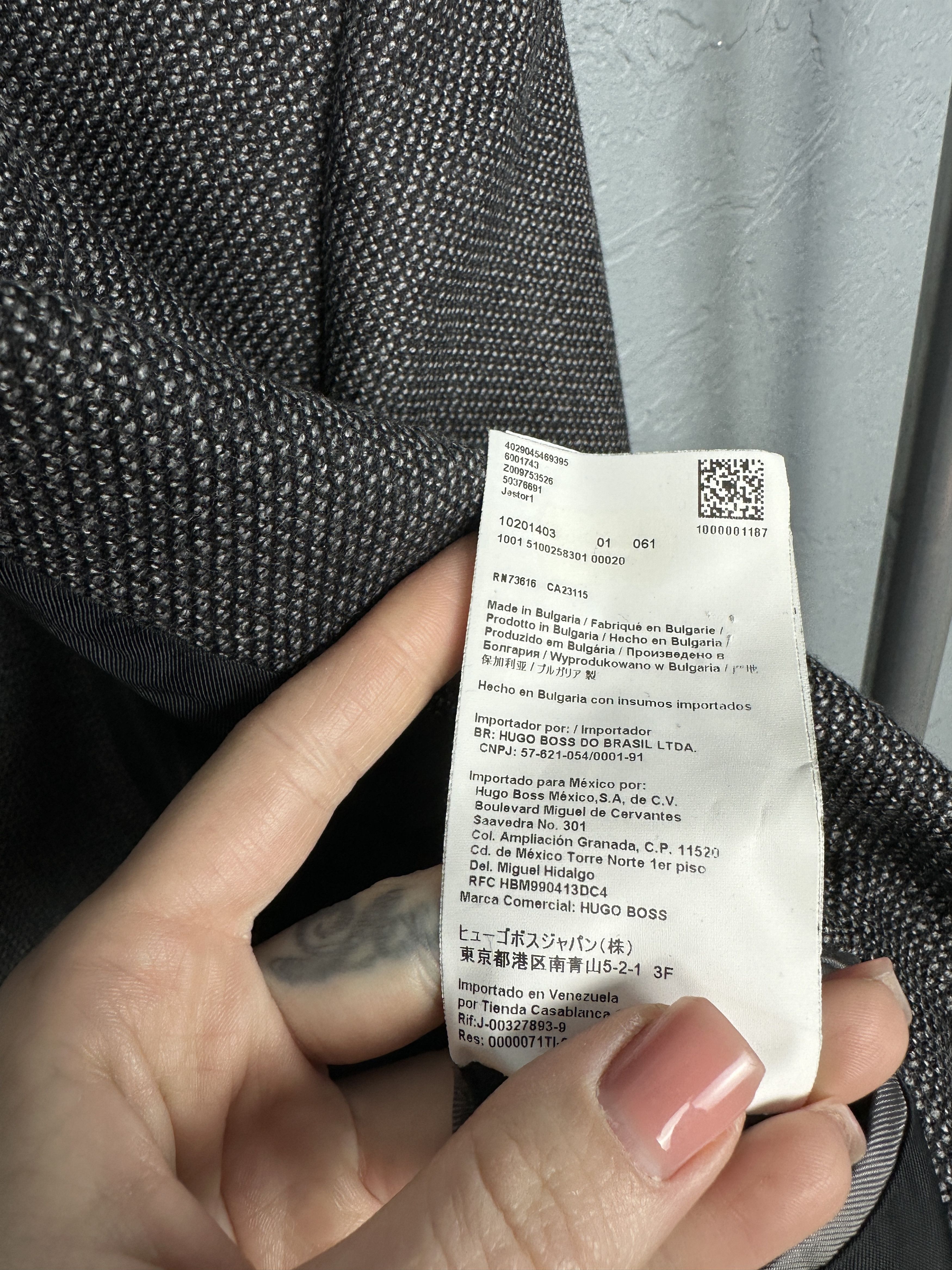 Hugo Boss Hugo Boss Mens Wool Blazer Jacket Size 48R - 7 Thumbnail
