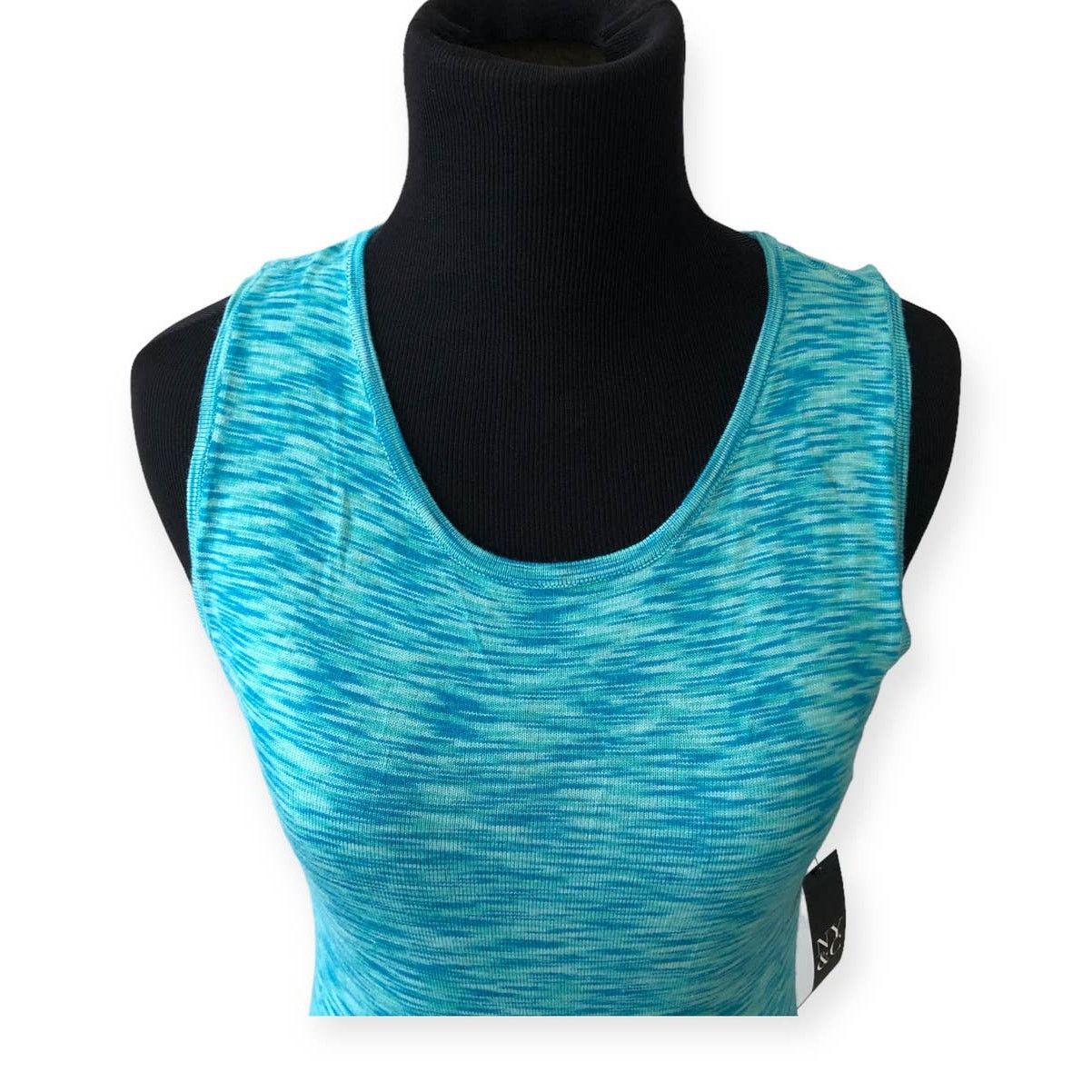 Other New York & Company Dress Blue Midi Stretch Bodycon Size Sm Size S / US 4 / IT 40 - 3 Thumbnail
