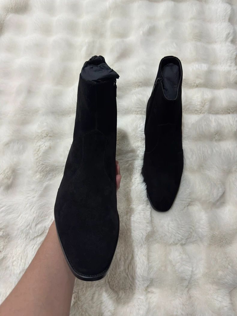 Saint Laurent Paris Saint Laurent Paris Wyatt Suede Men's Boots 2505-Nextarrow Size US 9 / EU 42 - 4 Thumbnail