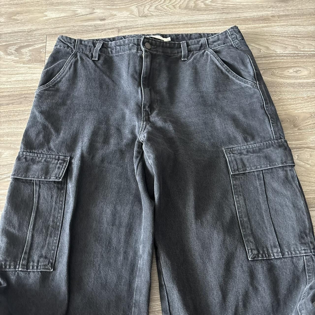 Levi's Crazy Vintage Y2K/2000s Baggy Black Levis Skater Style Cargo Denim Jeans! 32x30 Size US 32 / EU 48 - 5 Thumbnail
