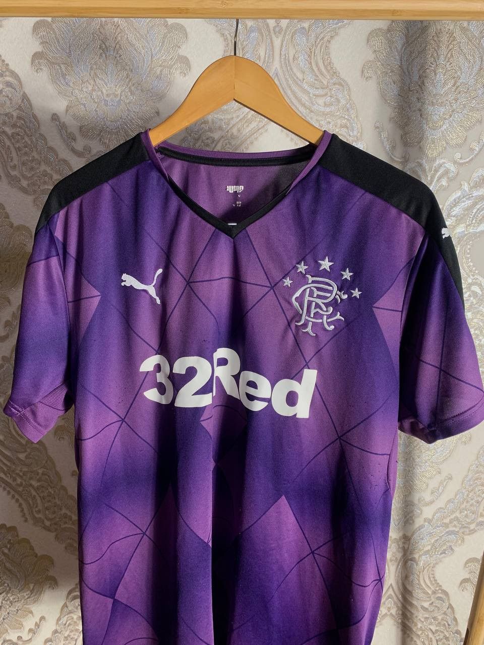 Puma VINTAGE PUMA FC RANGERS SCOTLAND SOCCER JERSEY RETRO Y2K 90s Size US XL / EU 56 / 4 - 2 Thumbnail