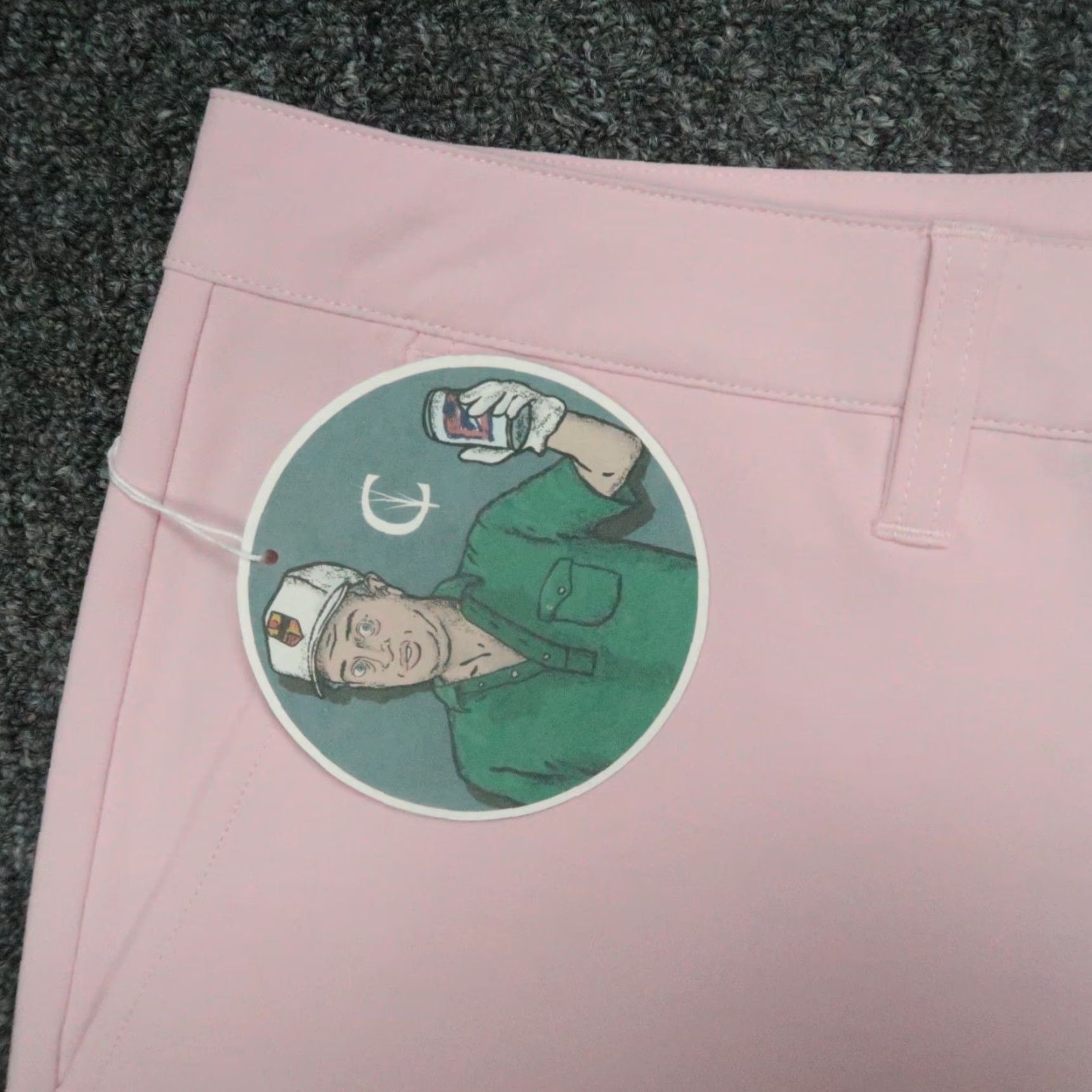 Vintage Criquet Shorts Mens 33 Pink Anytime Performance Lightweight Chino NWT Size US 33 - 2 Thumbnail