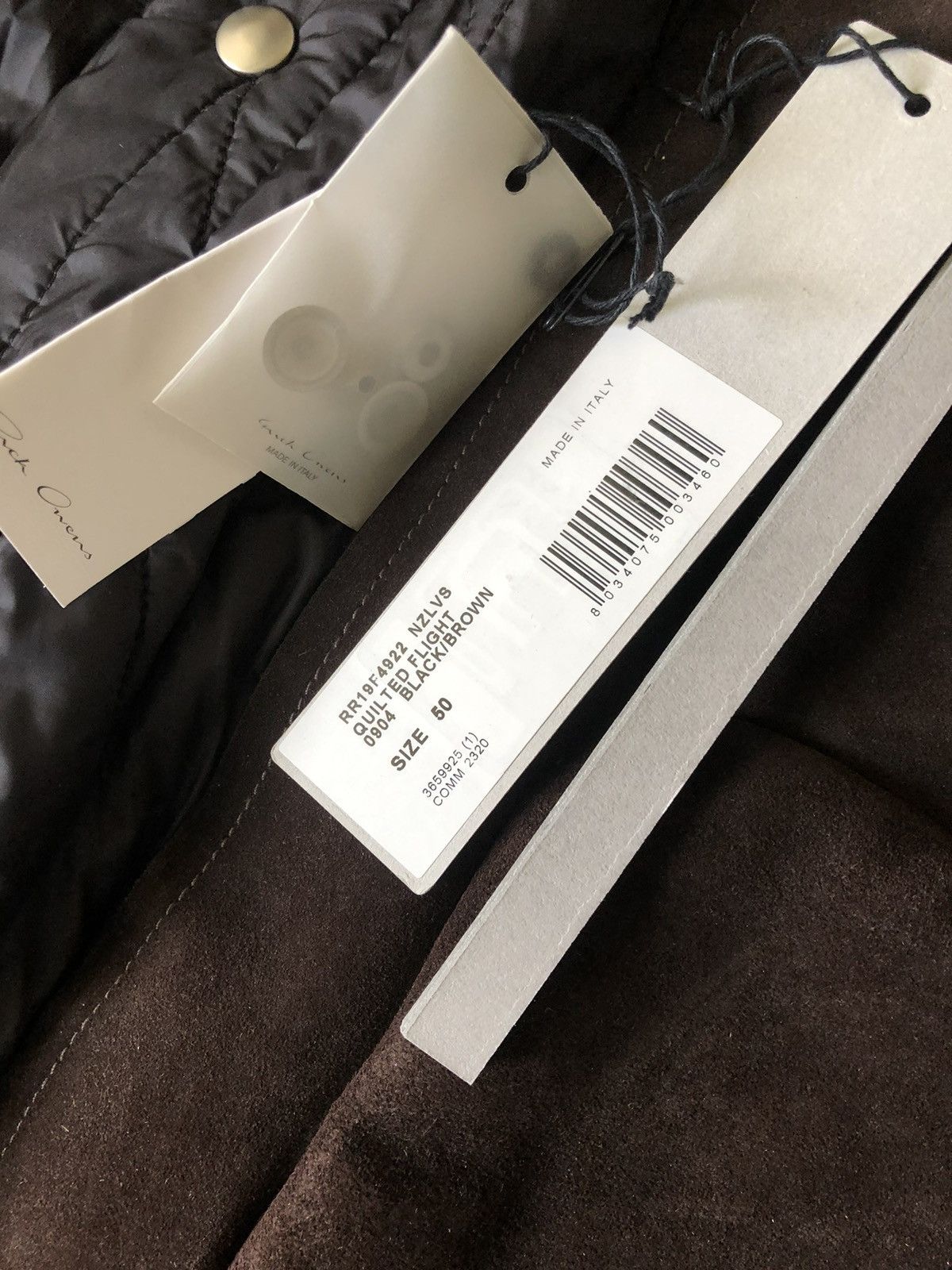 Rick Owens Rick owens fw19 QUILTED FLIGHT Size US M / EU 48-50 / 2 - 5 Thumbnail