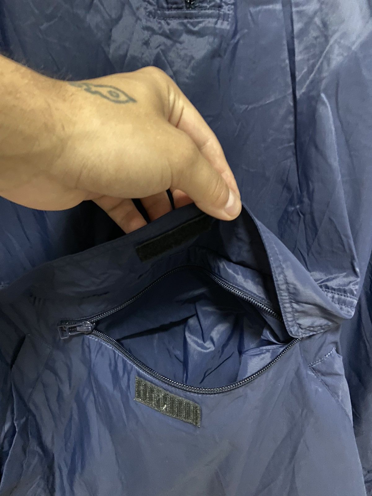 Nike × Vintage Nike Anorak Vintage Jacket Big Logo Small Swoosh Size US XXL / EU 58 / 5 - 6 Thumbnail