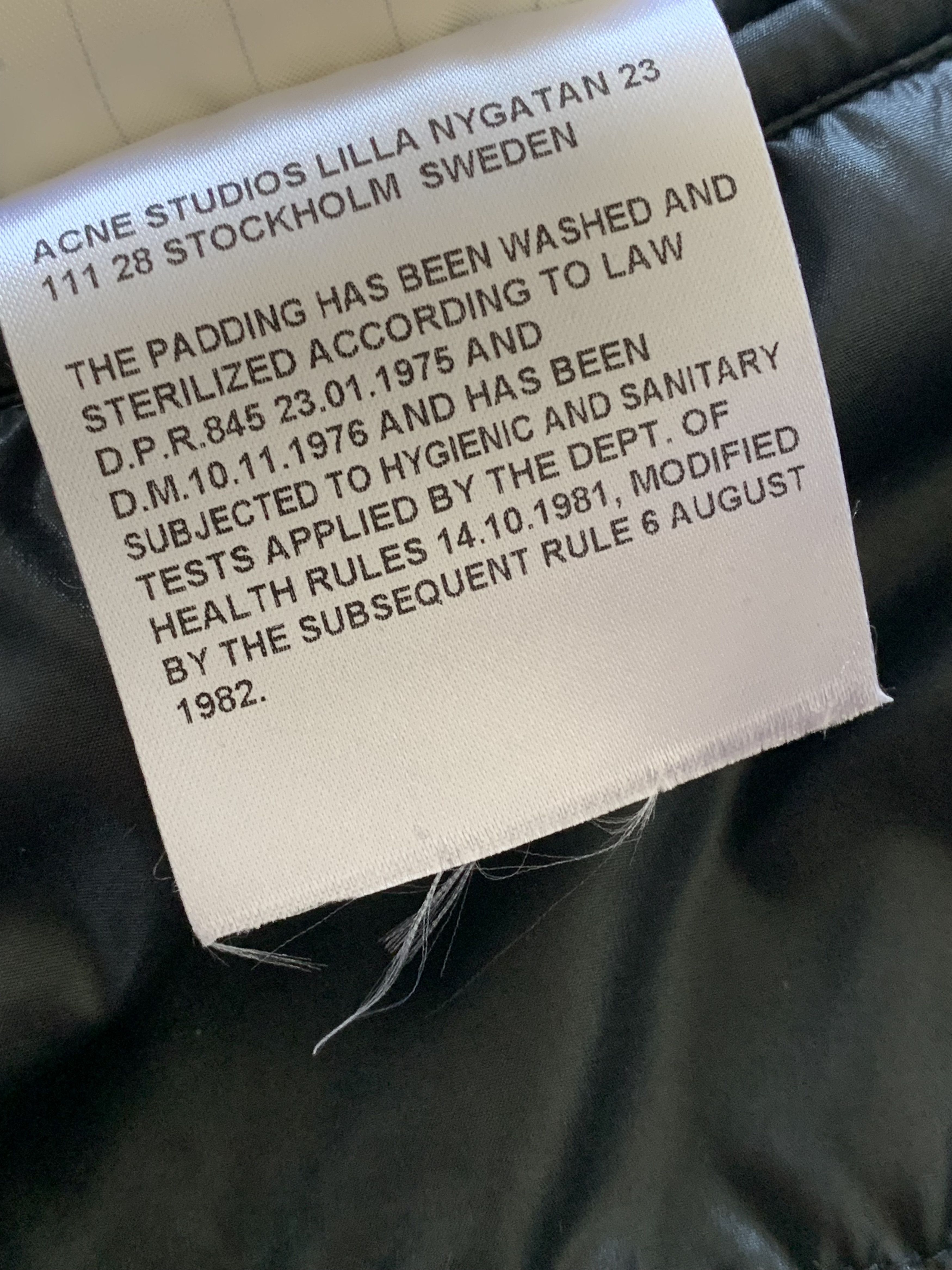 Acne Studios ACNE studios minus gloss paw17 puffer hooded jacket Size US L / EU 52-54 / 3 - 17 Thumbnail