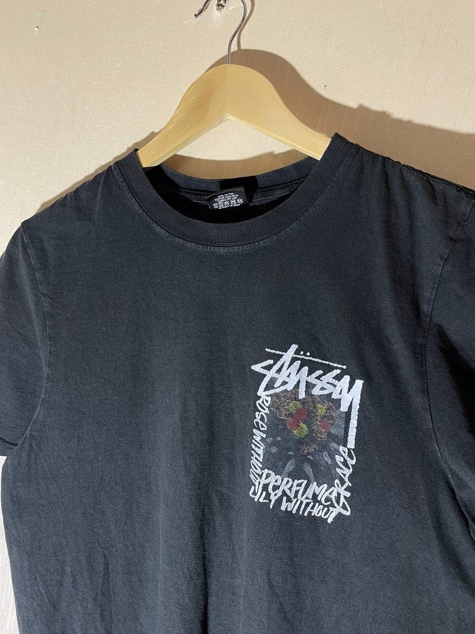 Stussy × Vintage Stussy Vintage Flowers Printed y2k T Shirt Size US S / EU 44-46 / 1 - 8 Thumbnail