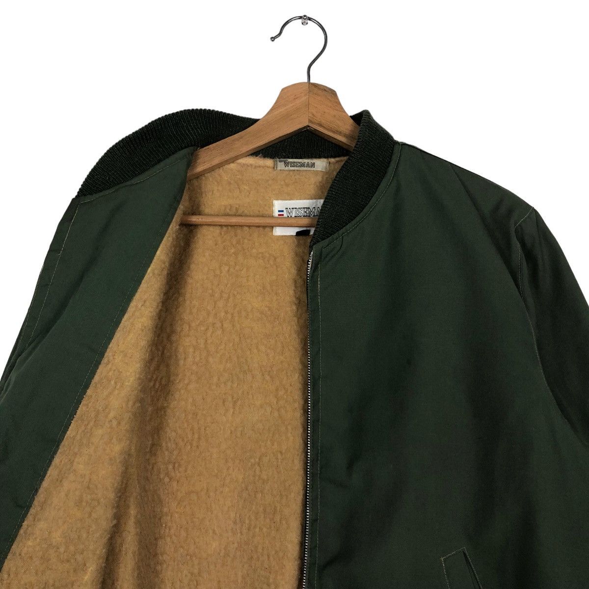 Japanese Brand 🔥Vintage Bomber Jacket Wiseman Military Design Issey Miyake Size US XL / EU 56 / 4 - 9 Thumbnail
