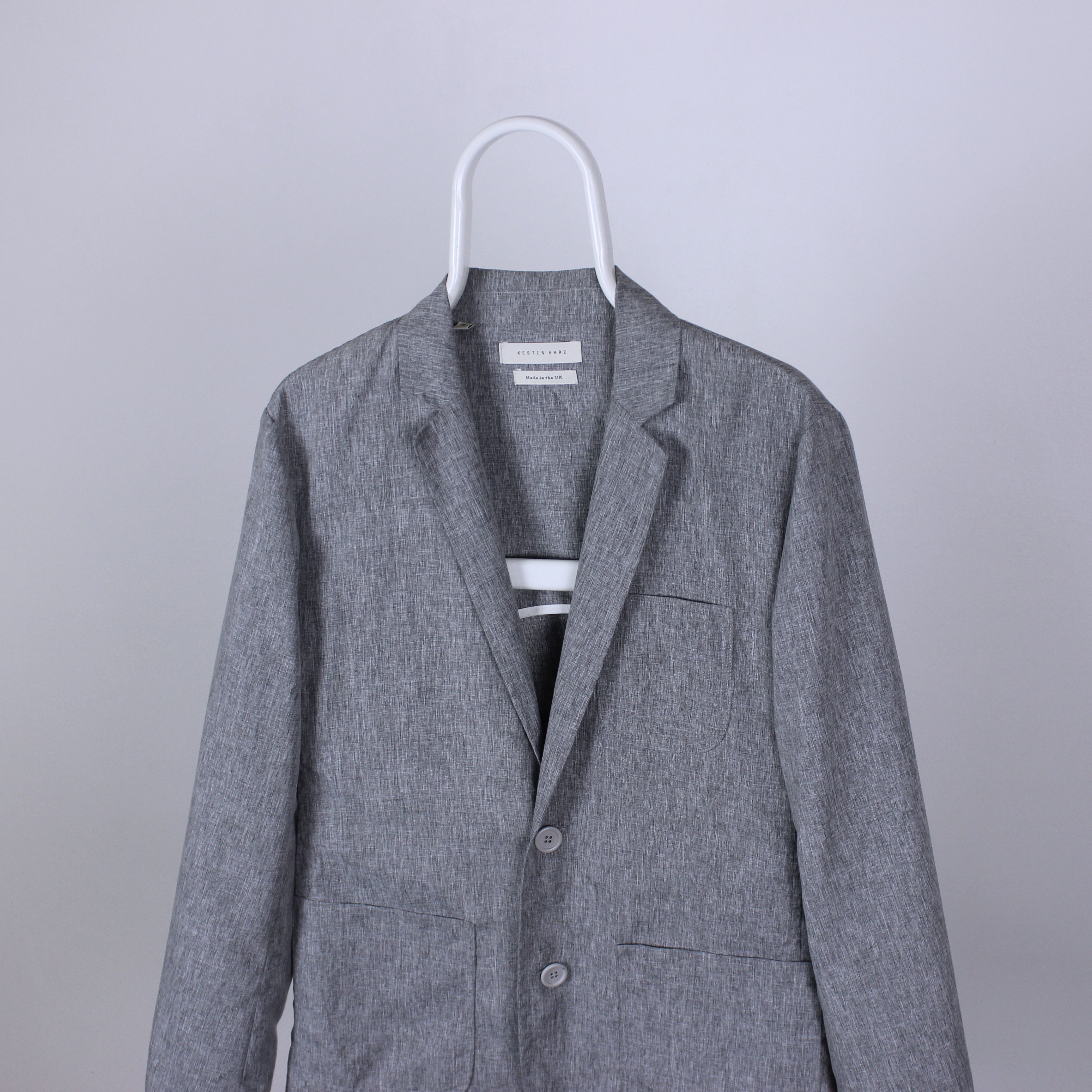KESTIN Kestin Hare blazer men UK jacket light gray S M Size US M / EU 48-50 / 2 - 3 Thumbnail