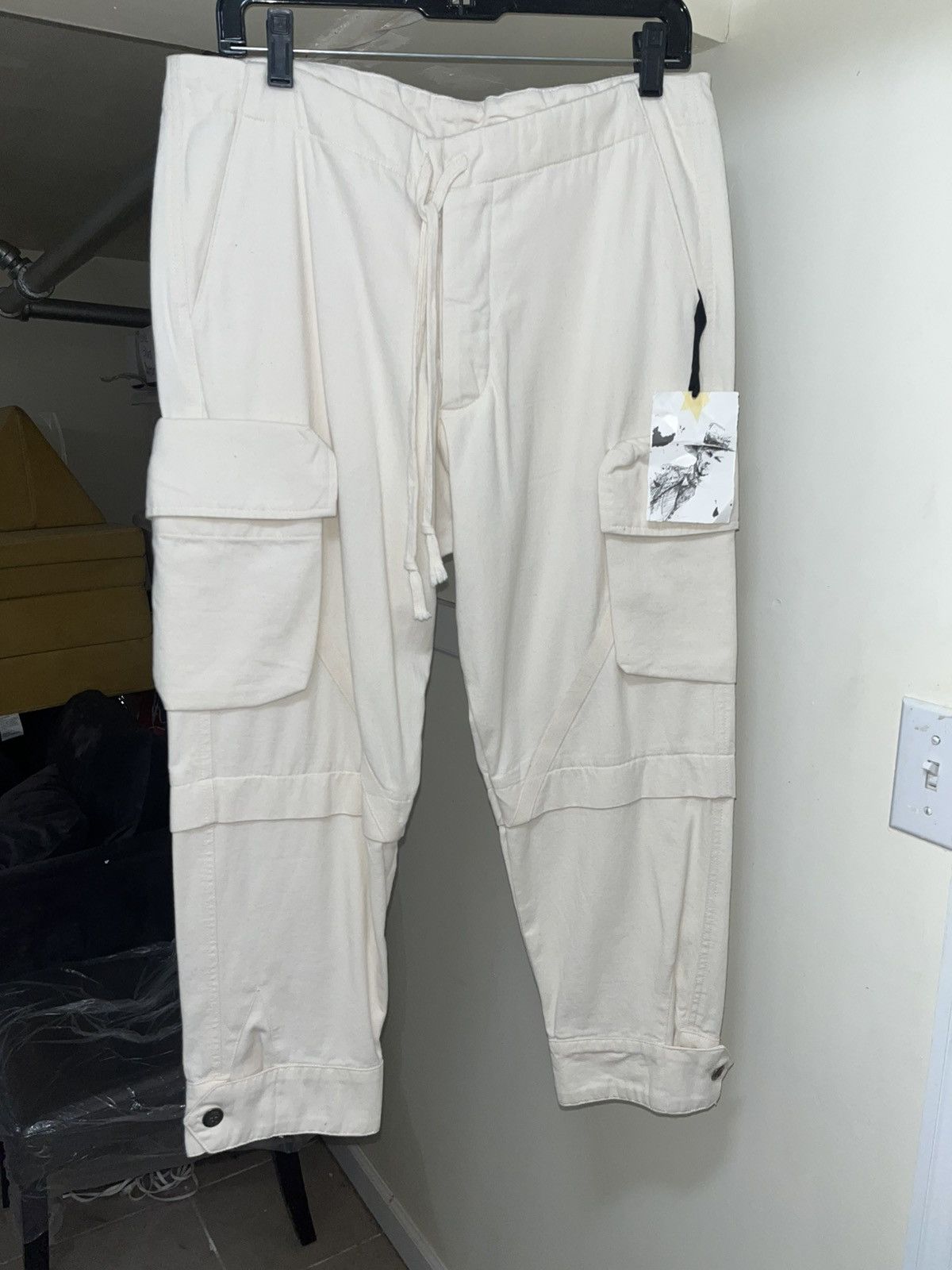 Greg Lauren Greg Lauren cropped Twill Cargo Pant Sz 2 Size US 32 / EU 48 - 13 Thumbnail