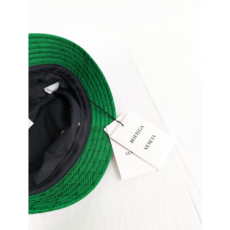Bottega Veneta o1rshd1 Size: S / Intreccio Jacquard Nylon Hat Green Size ONE SIZE - 6 Thumbnail