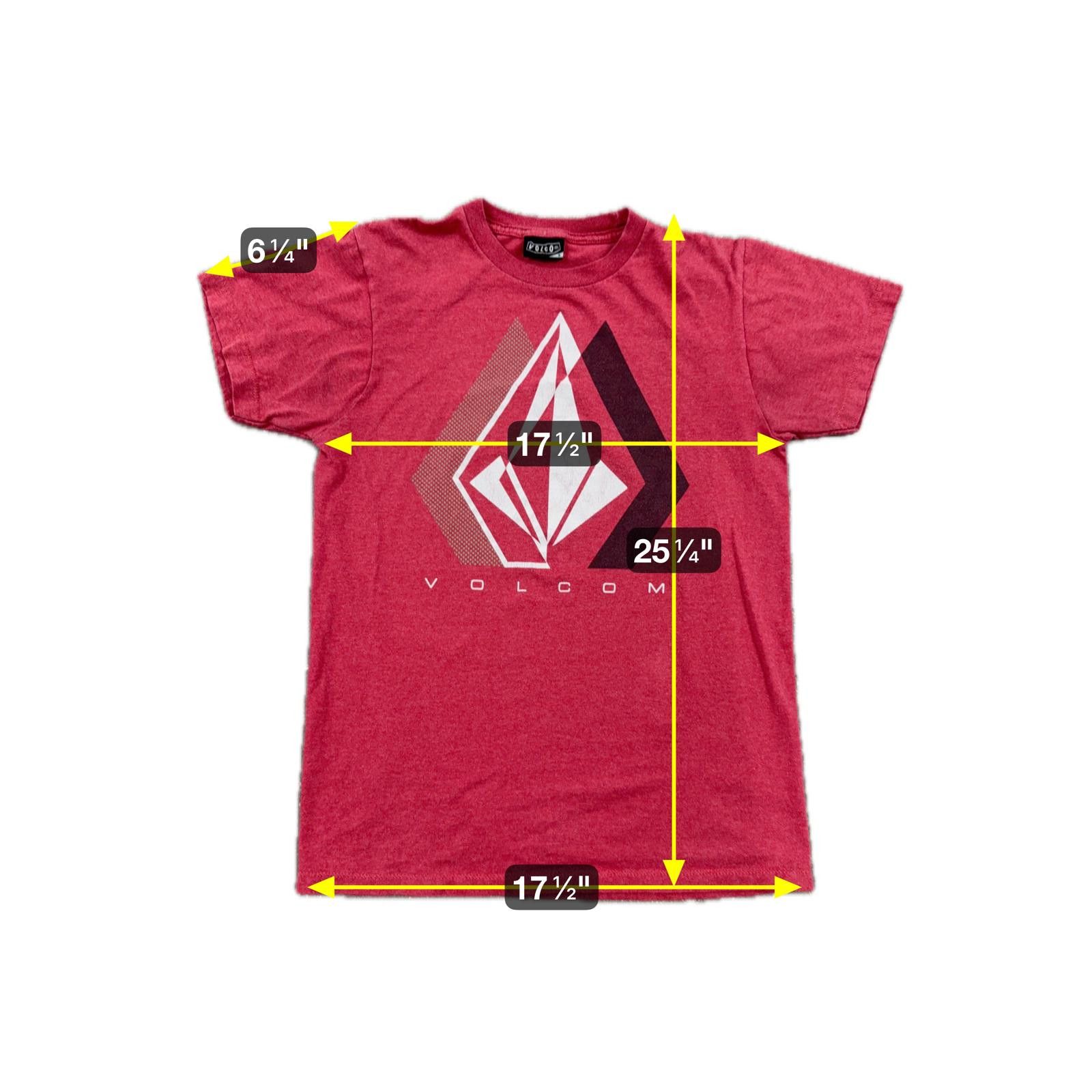 Volcom Vtg 00s Volcom Stone Logo Tee - Red Men's S Size US S / EU 44-46 / 1 - 5 Thumbnail