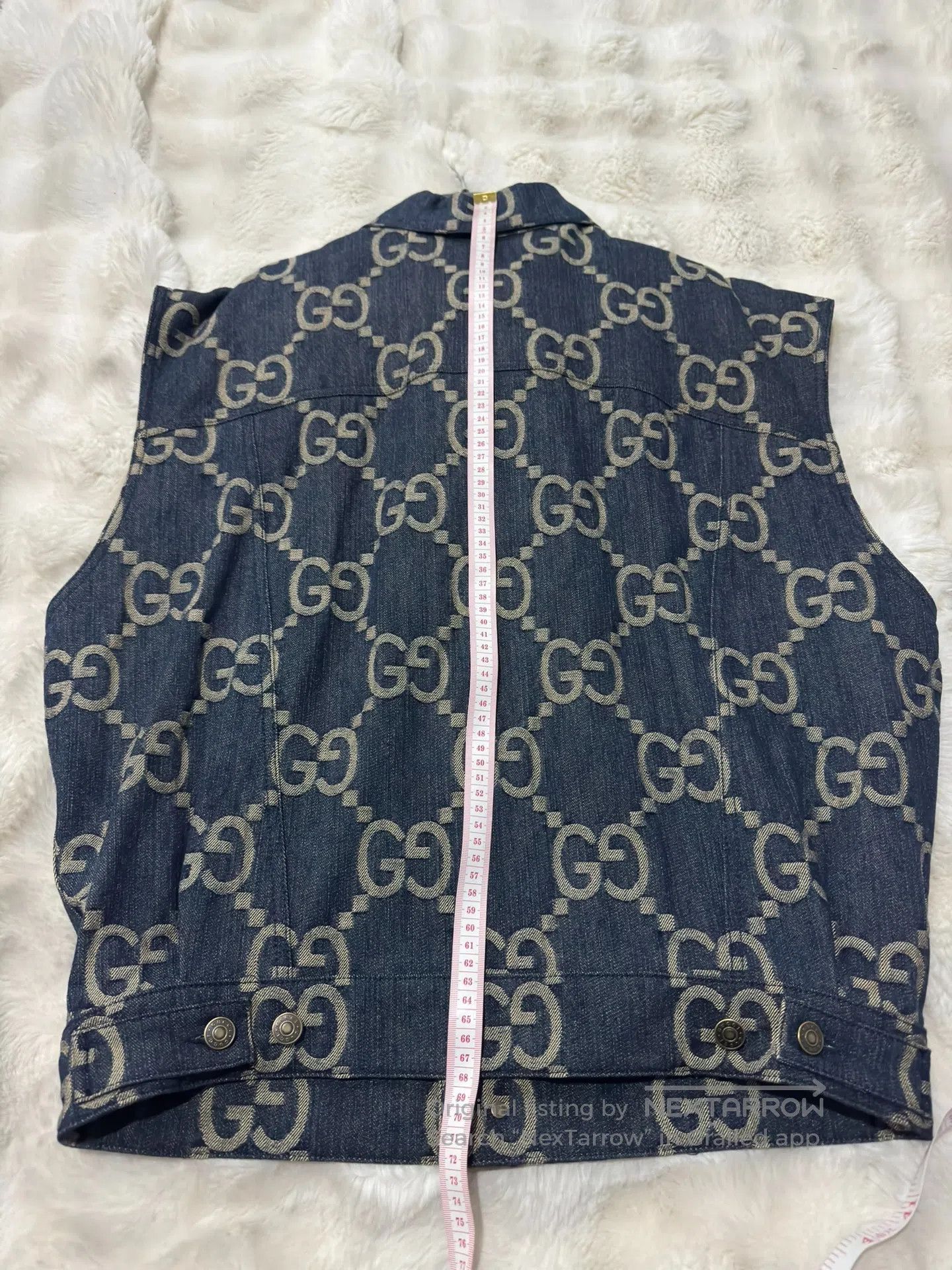 Gucci Guicci Printed Denim Jacket| Size US S / EU 44-46 / 1 - 8 Thumbnail