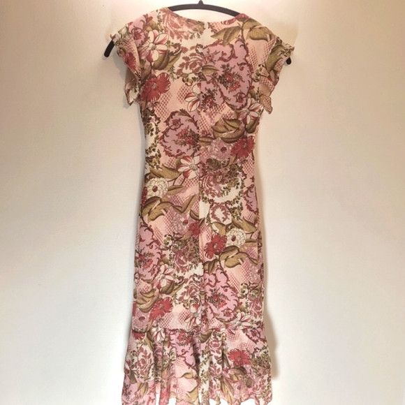 Annex Annex Y2k Floral Asymmetrical Front Opening Pink Dress - S Size S / US 4 / IT 40 - 3 Thumbnail