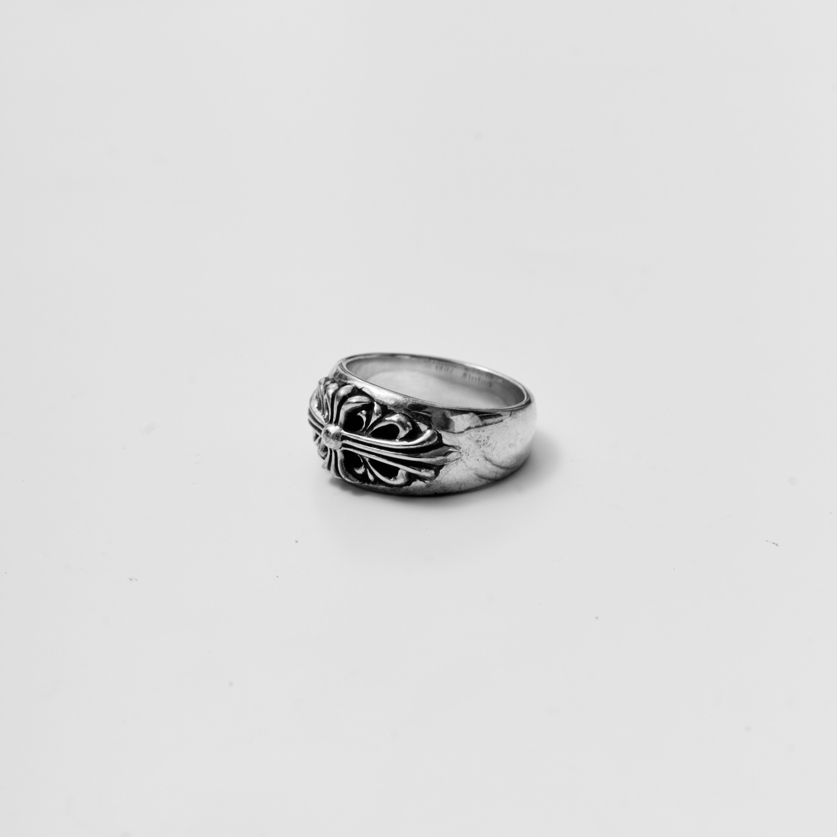 Chrome Hearts CHROME HEARTS FLORAL CROSS RING SILVER Size ONE SIZE - 2 Thumbnail