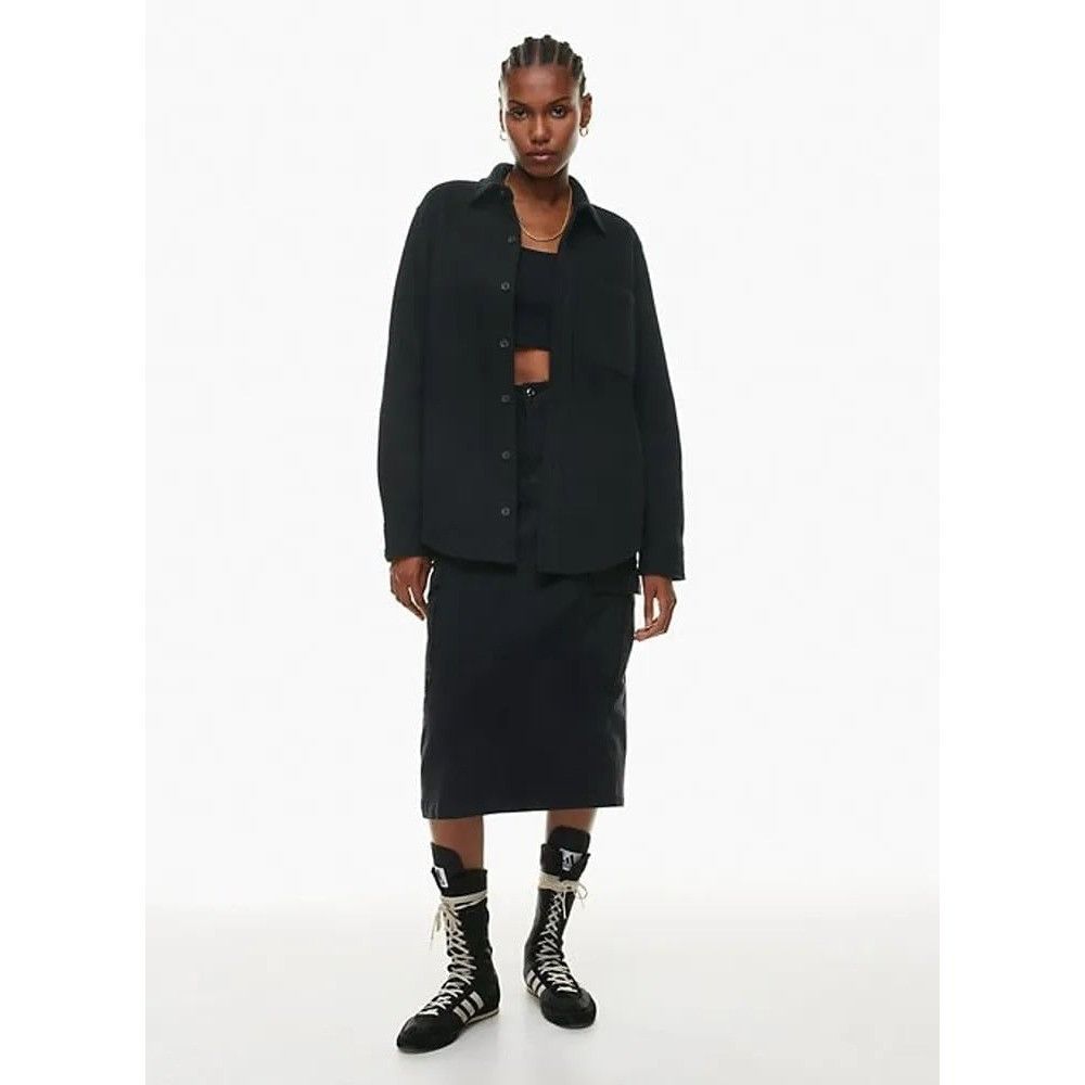 Aritzia Aritzia TNA Cozy Fleece Sweatshirt Button Down Oversized Sha Size S / US 4 / IT 40 - 4 Thumbnail