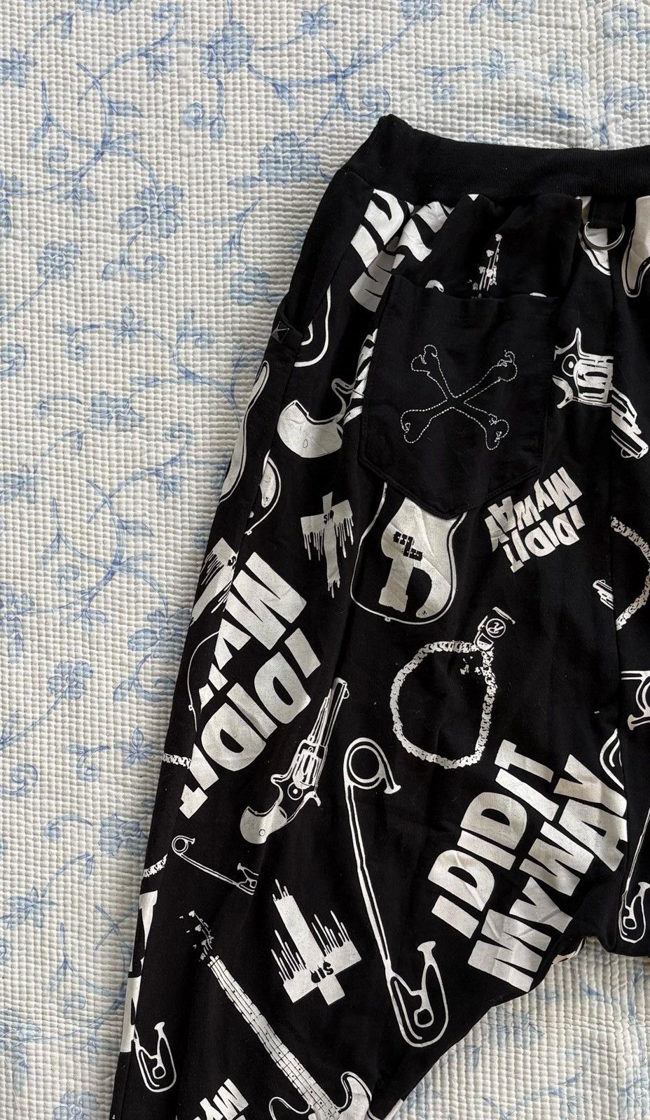 Japanese Brand Lovees Rock Harem Pant Full Print Design Size US 26 / EU 42 - 10 Thumbnail