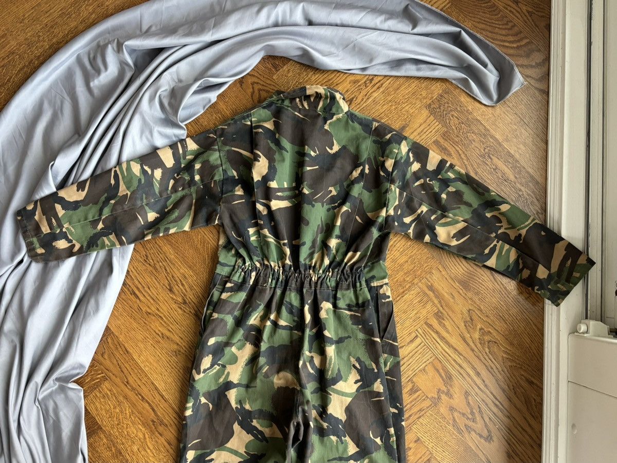Vintage Vintage Jumpsuit Blue Castle Army Camo Woodland Coveralls Size US 27 - 8 Thumbnail