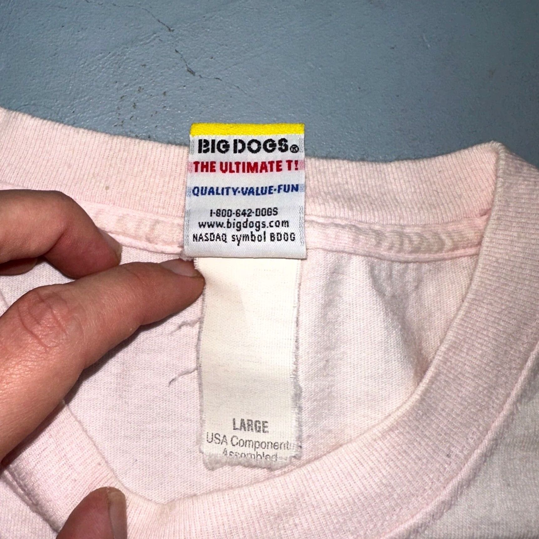 Big Dogs VINTAGE Big Dogs Rock Star GRRRL Girl Y2K VTG T Shirt Bratz Dolls 2000s Pink Cute Punk L Pink Size US L / EU 52-54 / 3 - 7 Thumbnail