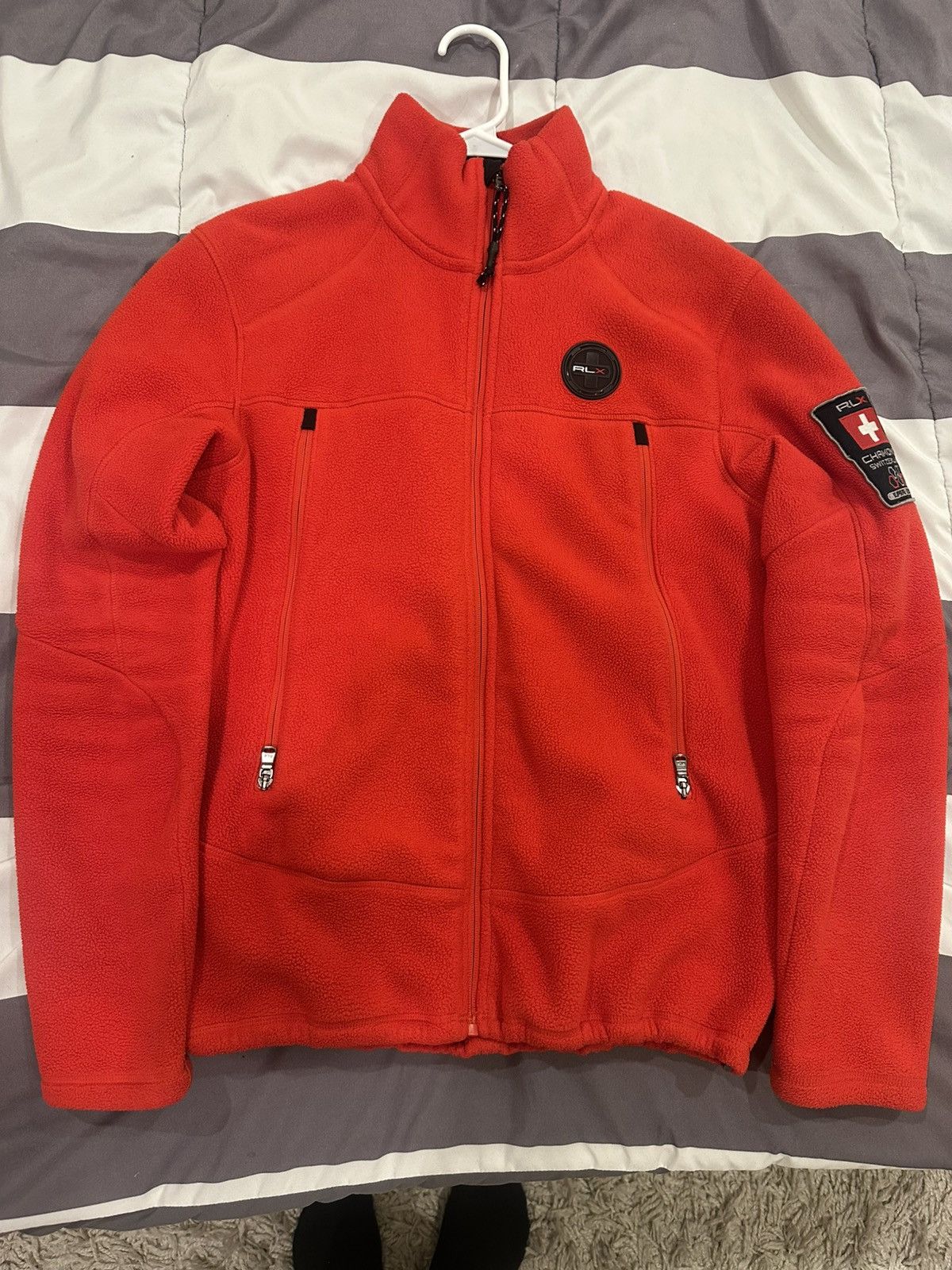 RLX Ralph Lauren Red RLX Chamonix Switzerland Fleece Size US M / EU 48-50 / 2 - 1 Thumbnail