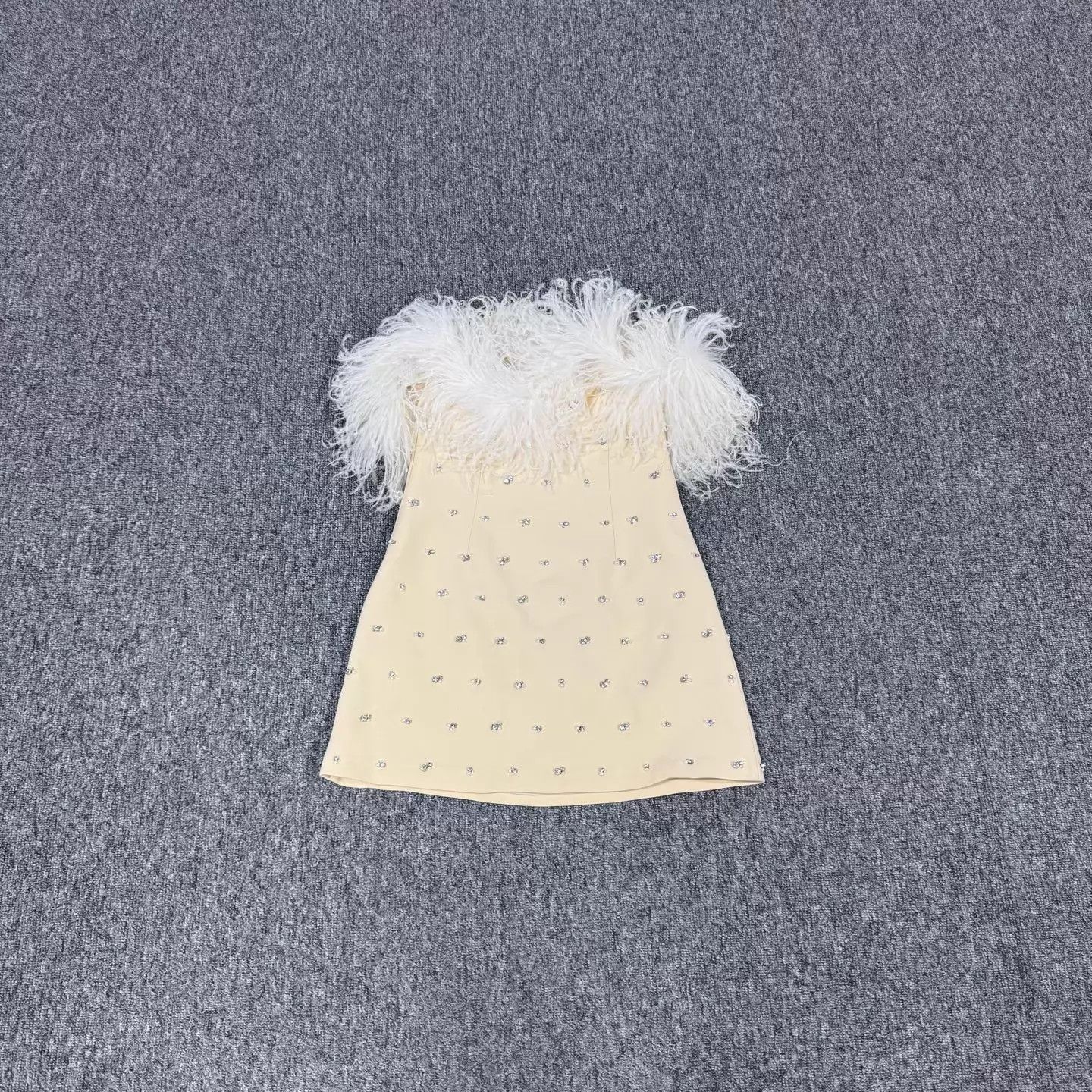 Miu Miu MIU MIU Rare Feather Crystal Dress 38 99 New Size XS / US 0-2 / IT 36-38 - 2 Thumbnail