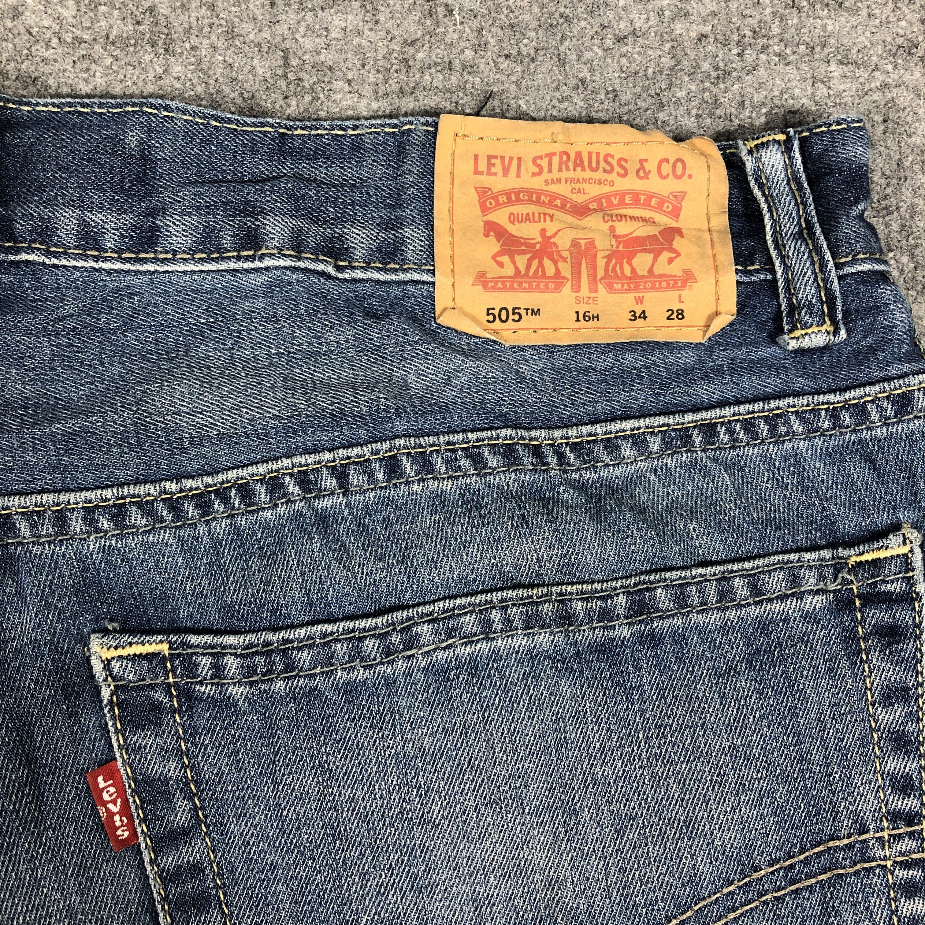 Levi's × Vintage Womens Vintage Levis 505 Jeans Regular L1088W Size 36" / US 14 / IT 50 - 6 Thumbnail