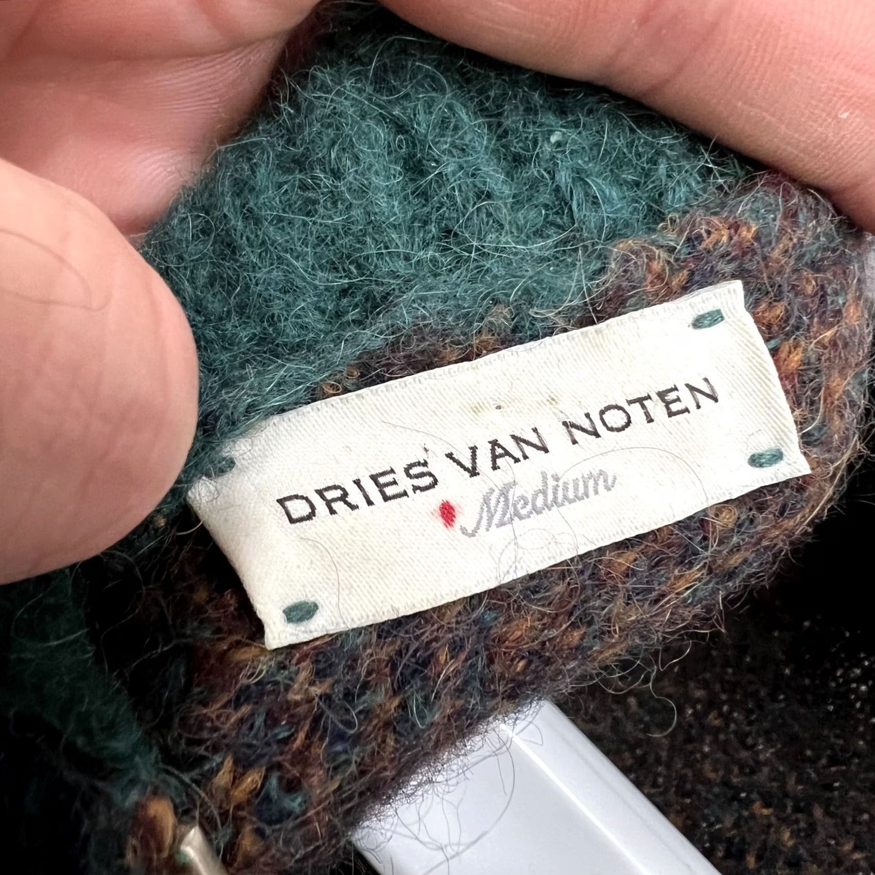 Dries Van Noten DRIES VAN NOTEN Sweater Women's Pullover Wool Alpaca Checked Multicolor M Block Pattern 63% Alpaca 30% Polyamide 7% Merino Wool Fall Winter UNK Size M / US 6-8 / IT 42-44 - 3 Thumbnail