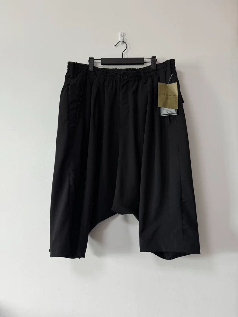 Yohji Yamamoto Yohji Yamamoto Wool Cropped Wide-Leg Pants - dmc Size US 33 - 1 Thumbnail