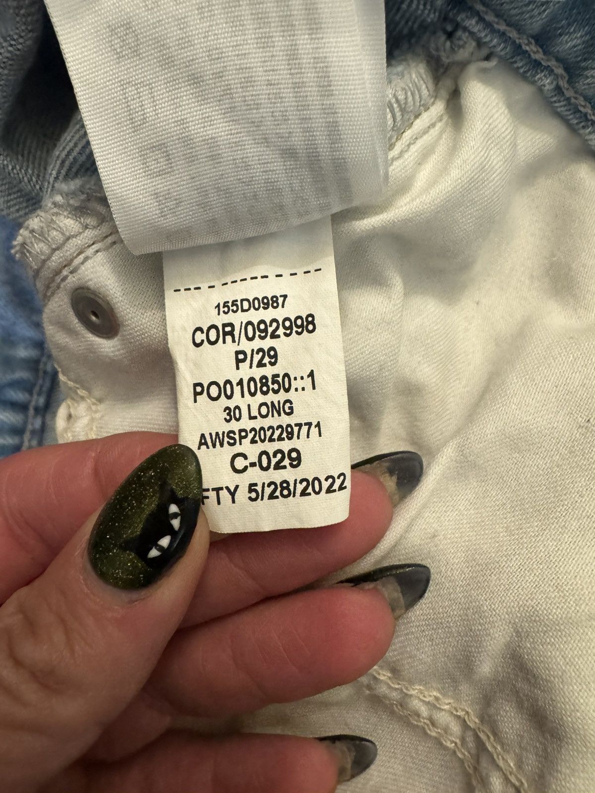 Abercrombie & Fitch Abercrombie Curve Love Crisscross Waist Jeans Size 30 Size 30" / US 8 / IT 44 - 5 Thumbnail