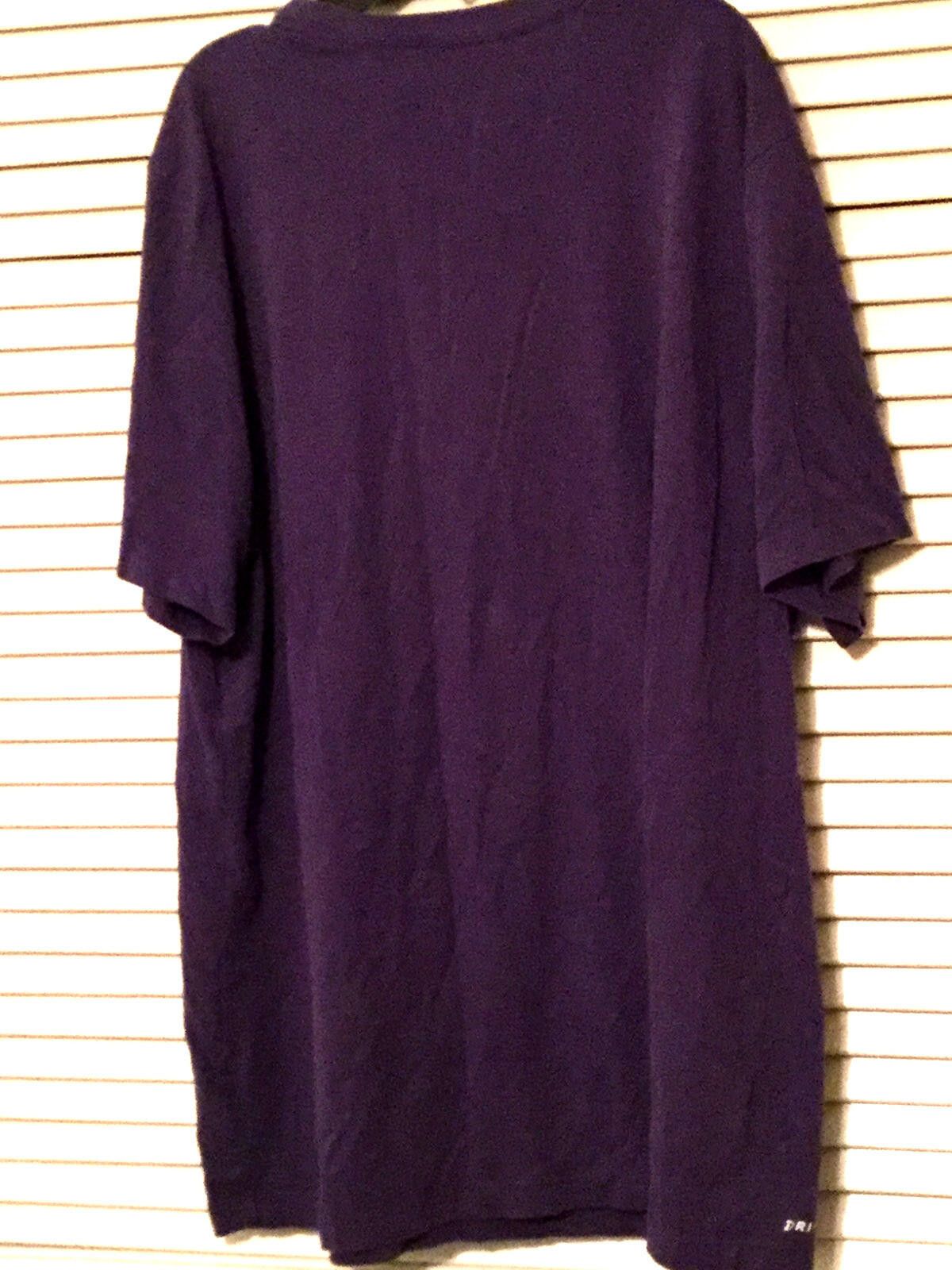 Nike Mens Nike Clemson Tigers Short Sleeve T Shirt Purple Medium Size ONE SIZE - 3 Thumbnail