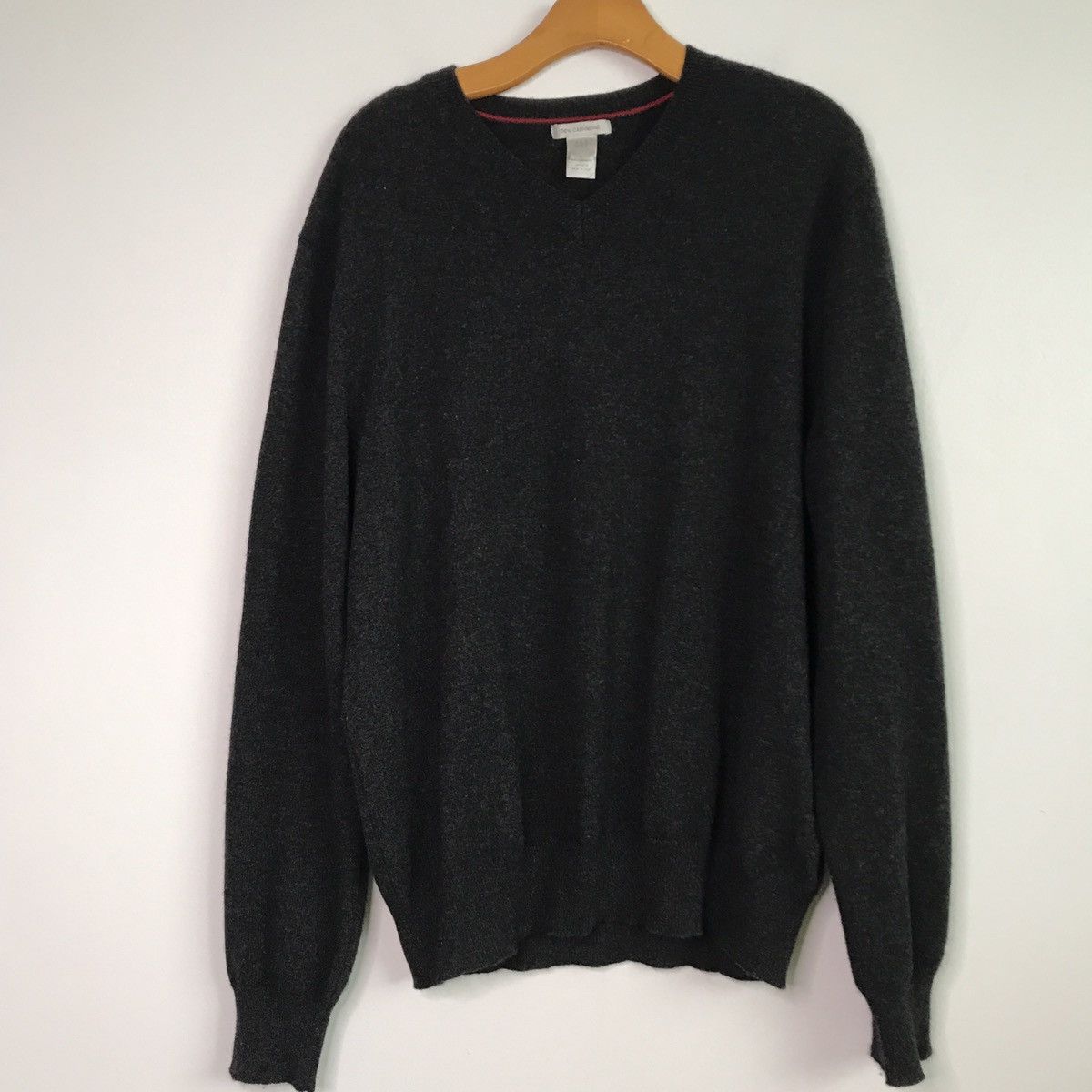 Gap GAP Cashmere Sweater Gray Long Sleeve a pullover Mens Large Size US L / EU 52-54 / 3 - 1 Thumbnail