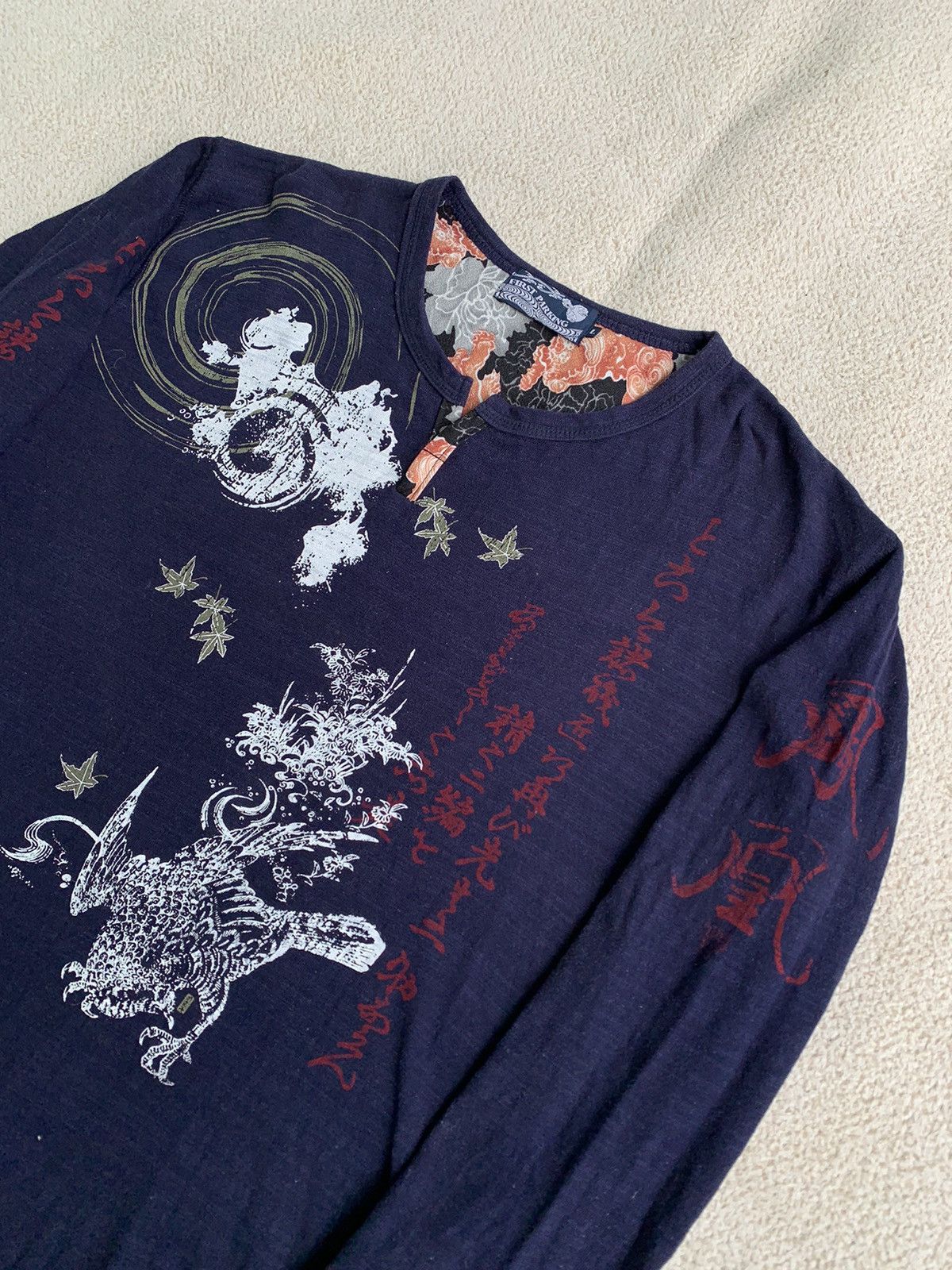 Japanese Brand Japanese First Parking Traditional Bird Sukajan Long sleeve Size US L / EU 52-54 / 3 - 5 Thumbnail
