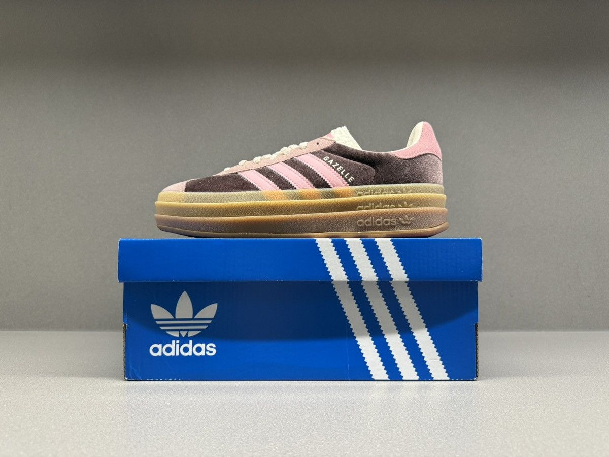 Adidas Adidas Gazelle Bold Shadow Brown Warm Clay Glow Pink Women’s Size US 6 / IT 36 - 2 Thumbnail