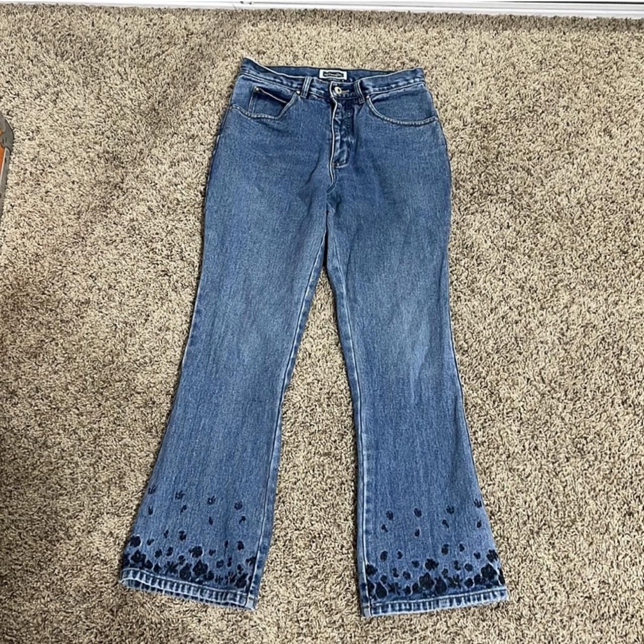 Vintage Vintage Xhilaration Embroidered Jeans Size 29" - 1 Thumbnail