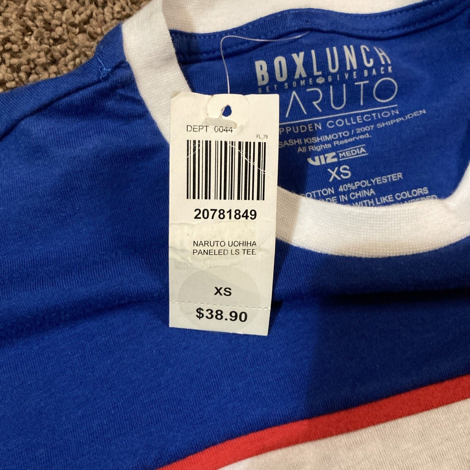Other Naruto Shippuden Uchiha Clan Panel Long Sleeve T-Shirt XS Size US XS / EU 42 / 0 - 5 Thumbnail